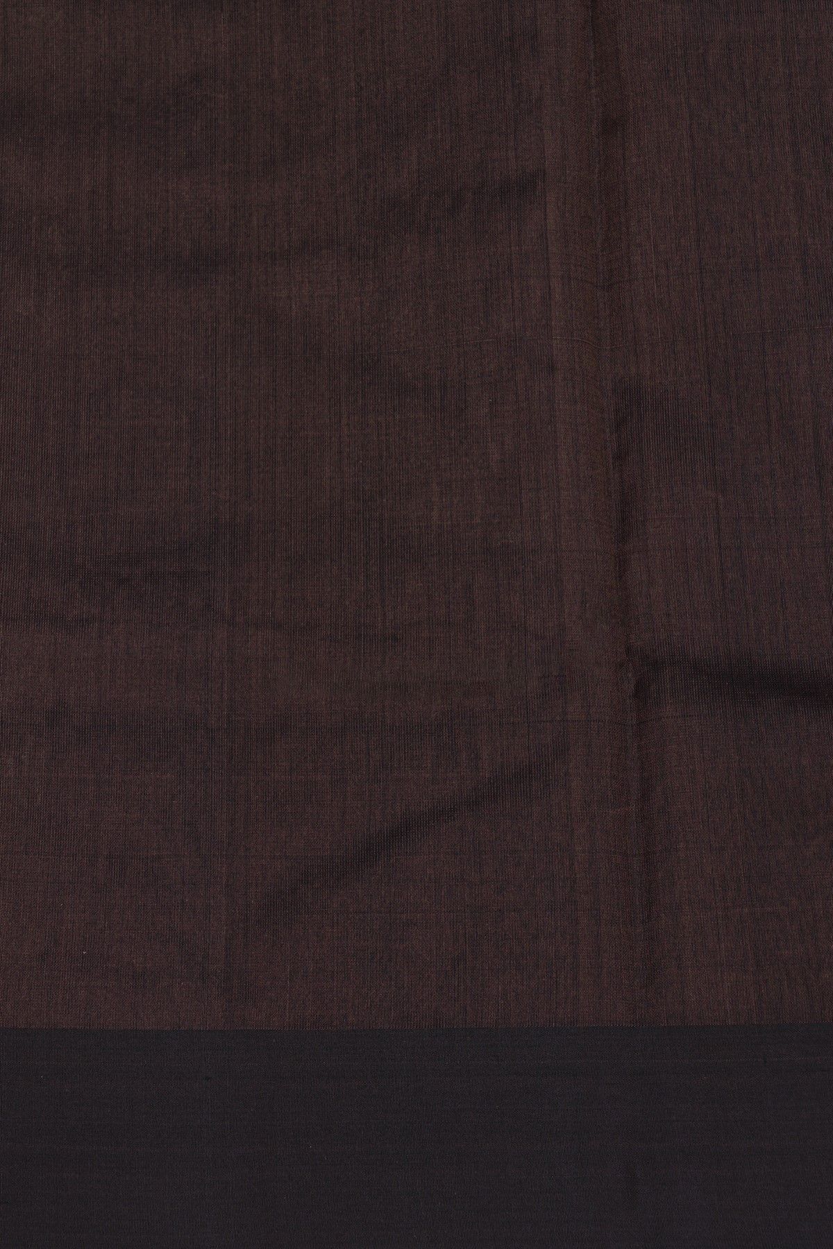 Chanderi Silk Dark Brown Saree With Zari Buttis Body