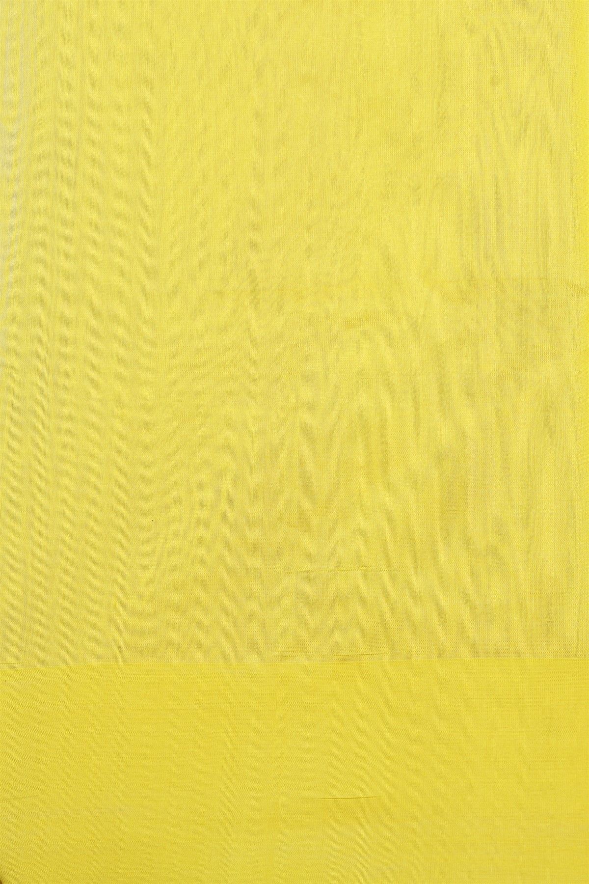 Chanderi Silk Yellow Saree With Meenakari Buttis Body