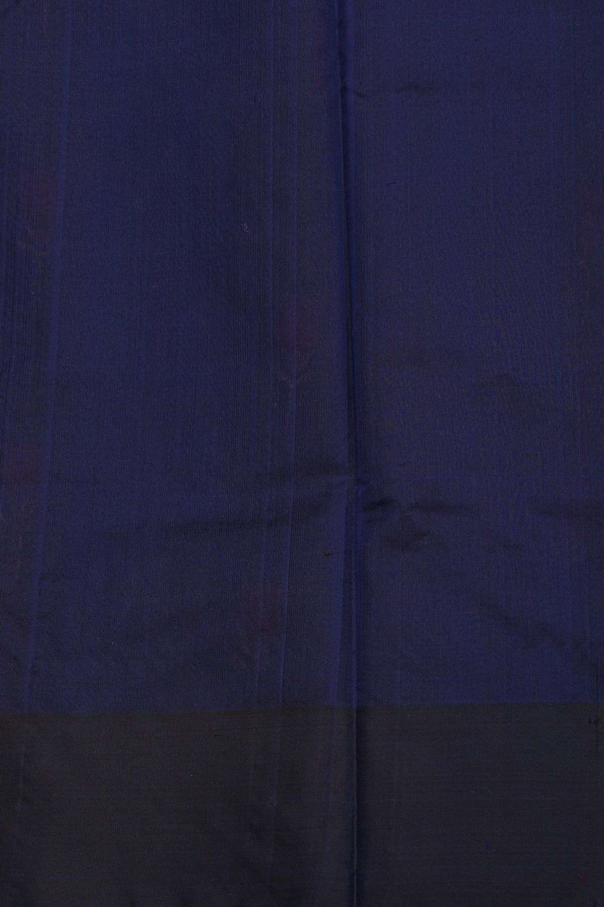 Chanderi Silk Navy Blue Saree With Florals And Buttis Body
