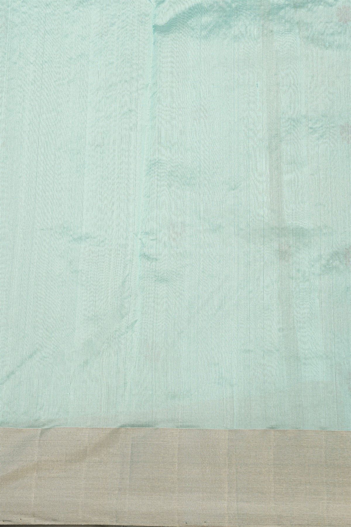 Chanderi Silk Sky Blue Saree With Floral And Butti Body