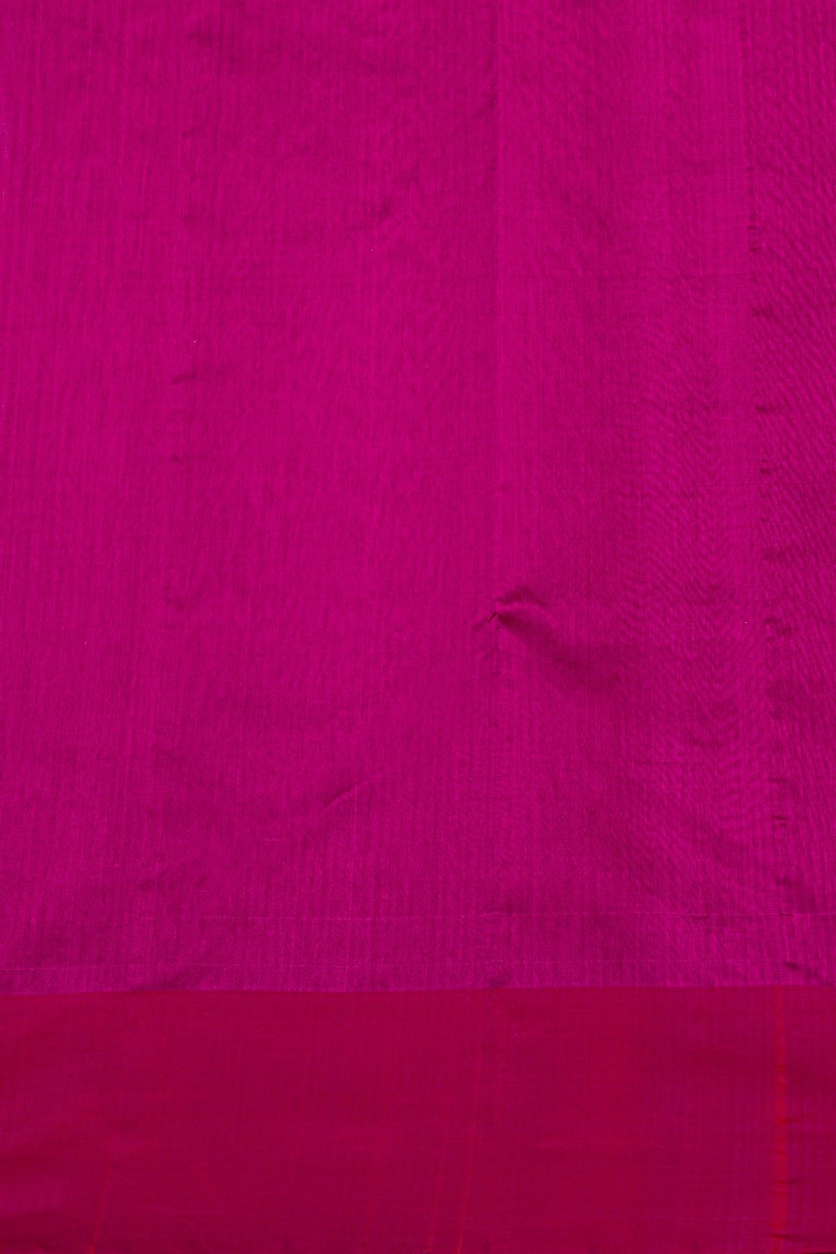 Chanderi Silk Rani Pink Saree With Floral And Buttis In Body