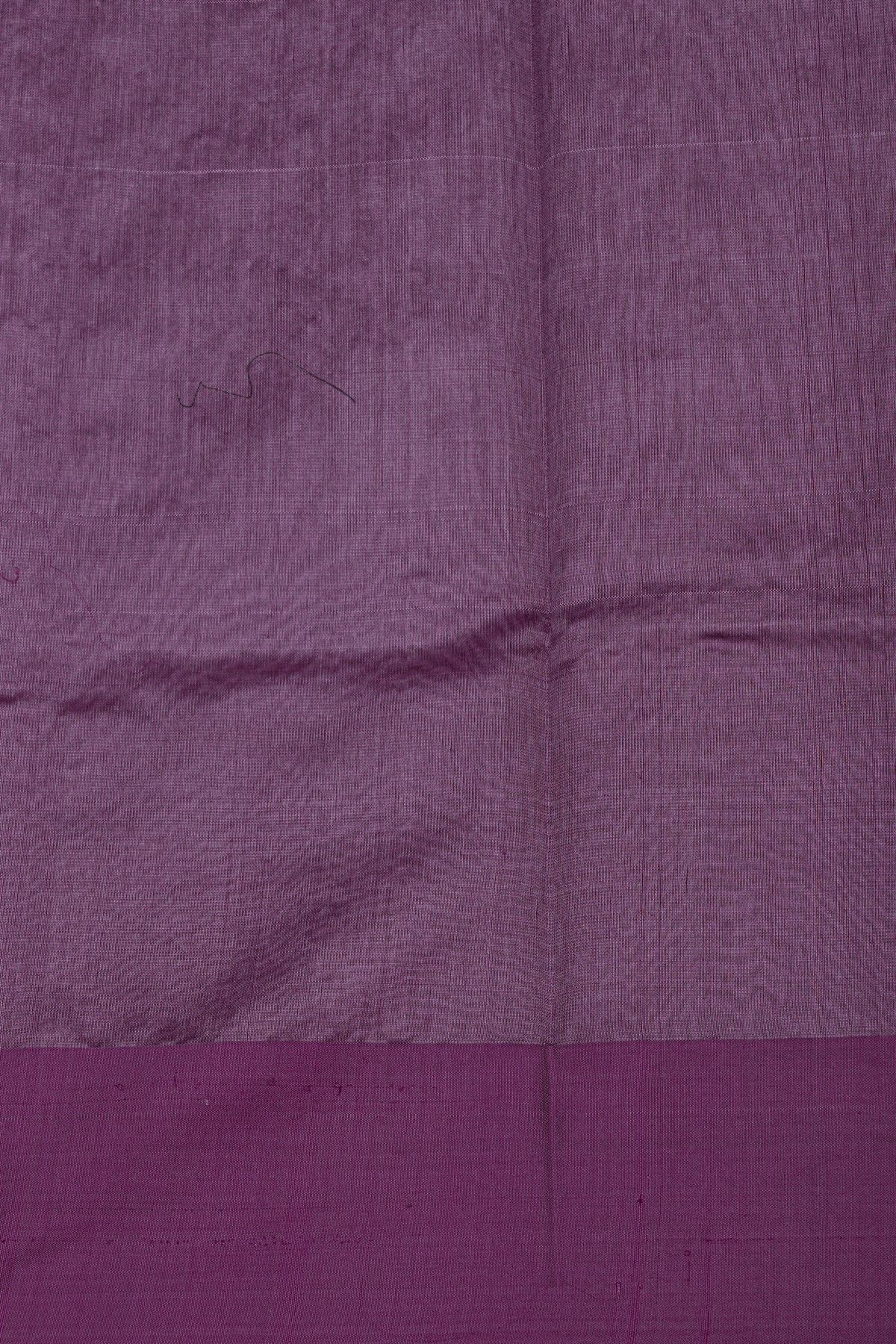 Chanderi Silk Purple Saree With Meenakari Buttis Body