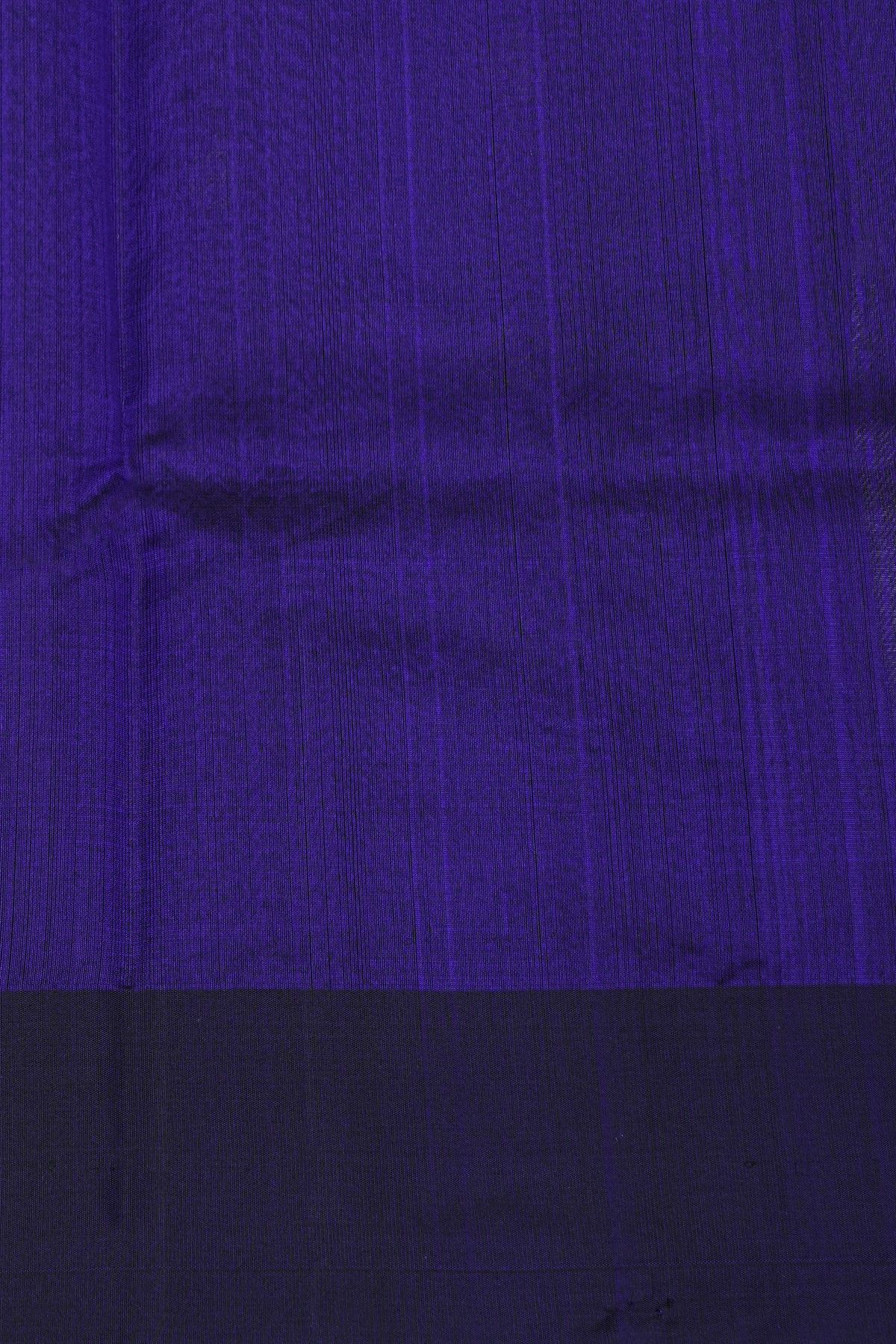 Chanderi Silk Royal Blue Saree With Silver Zari Buttis Body