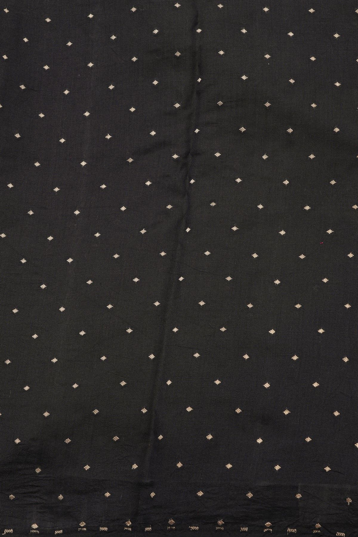 Fancy Tussar Black Saree With Bird Buttis In Thread Work Body
