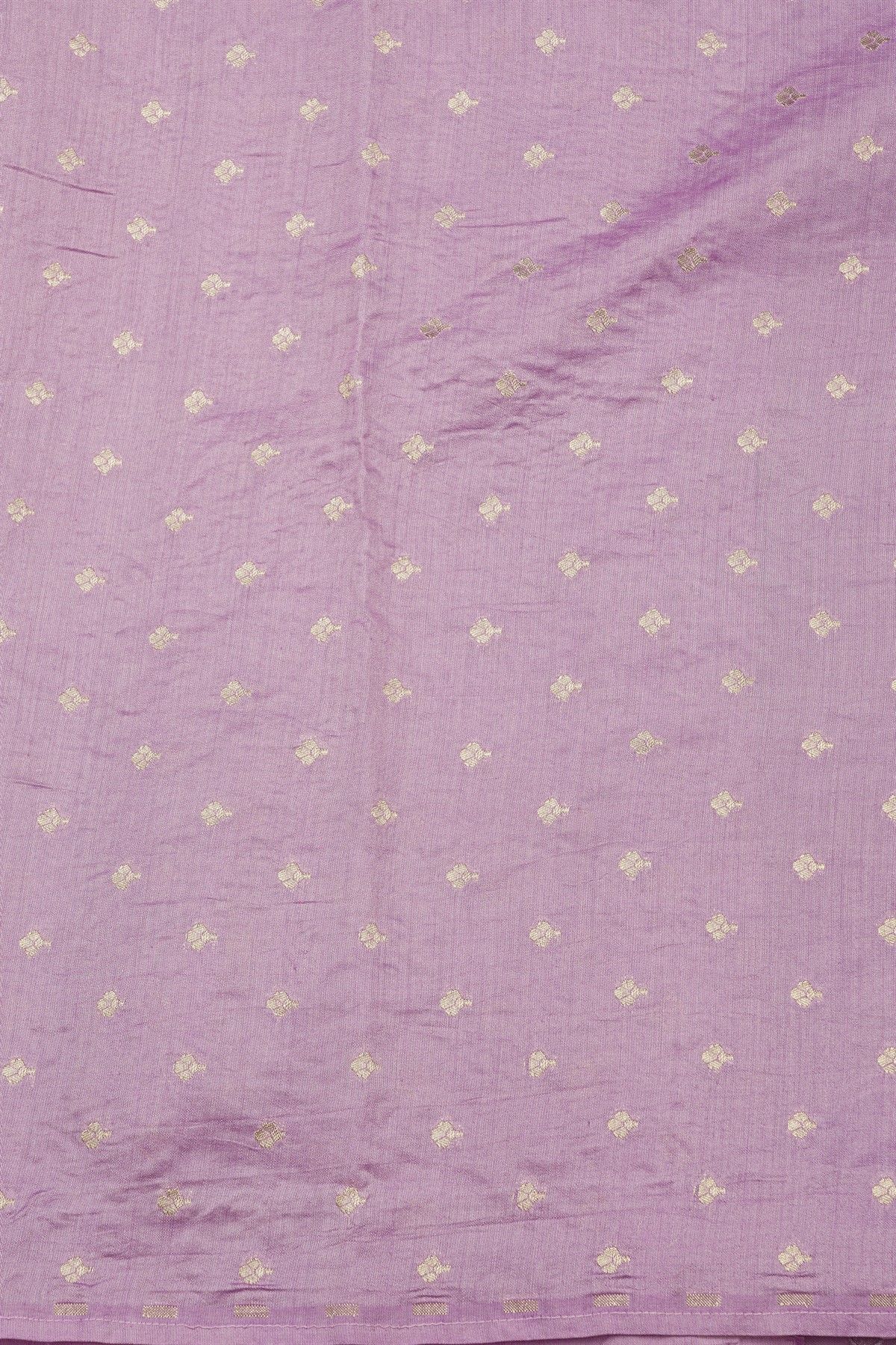 Fancy Tussar Lavender Saree With Cut Work Border