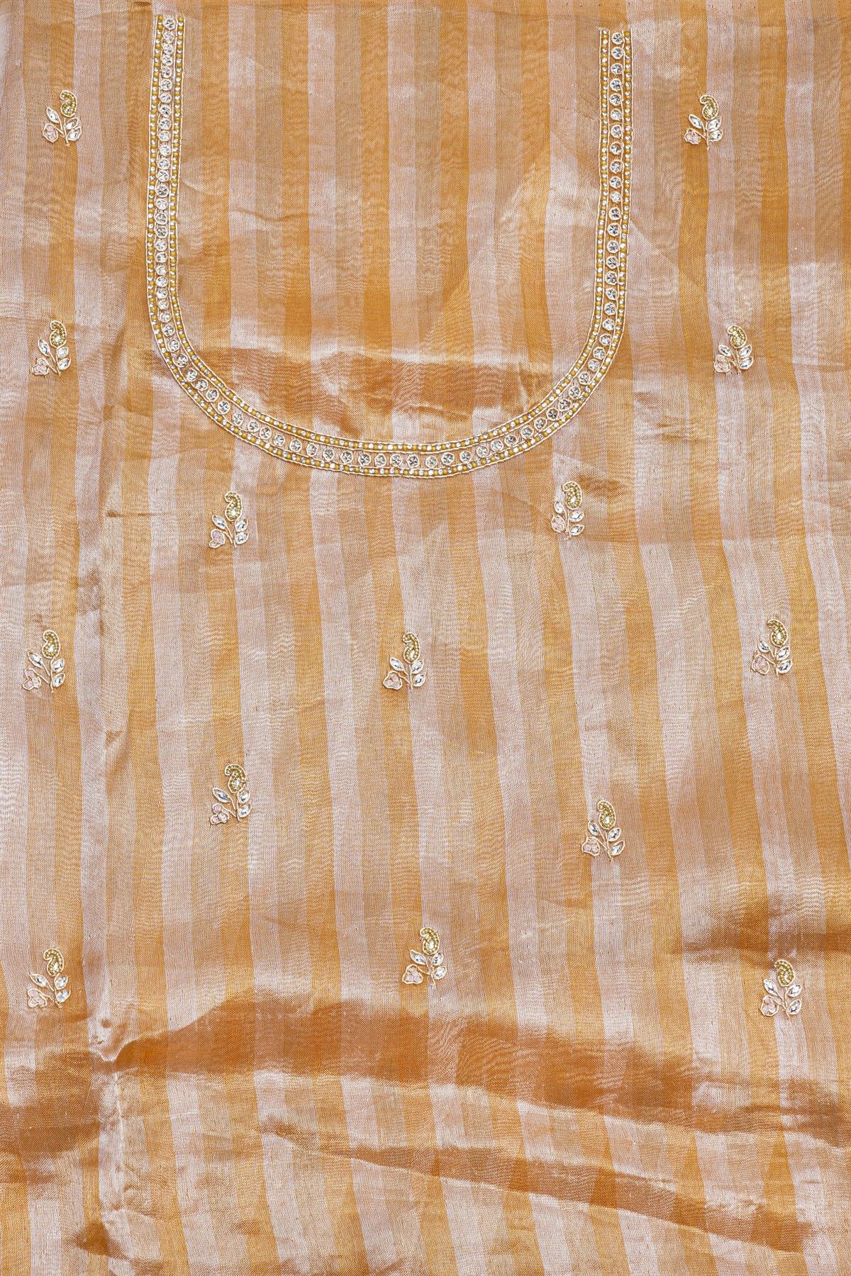 Fancy Tissue Multi-Colour Saree