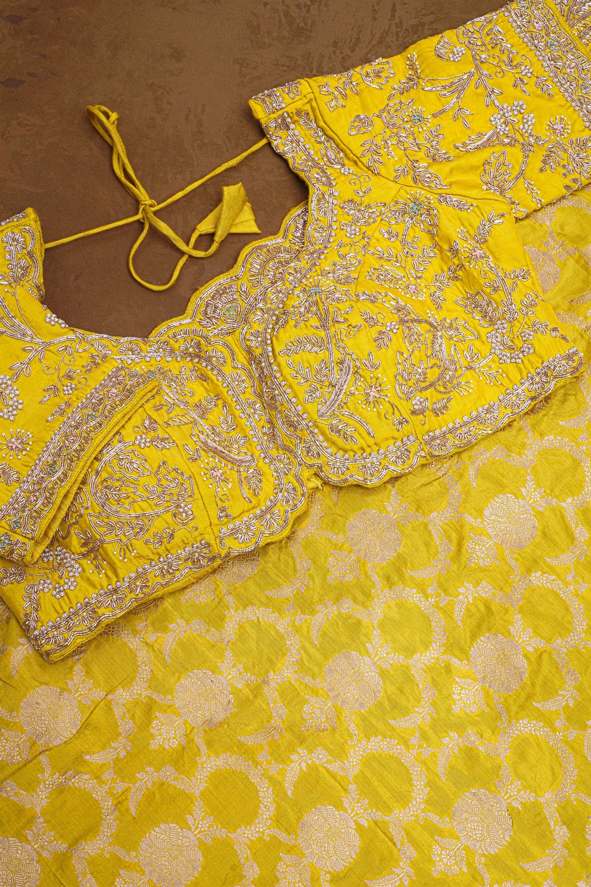 Fancy Silk Yellow Saree