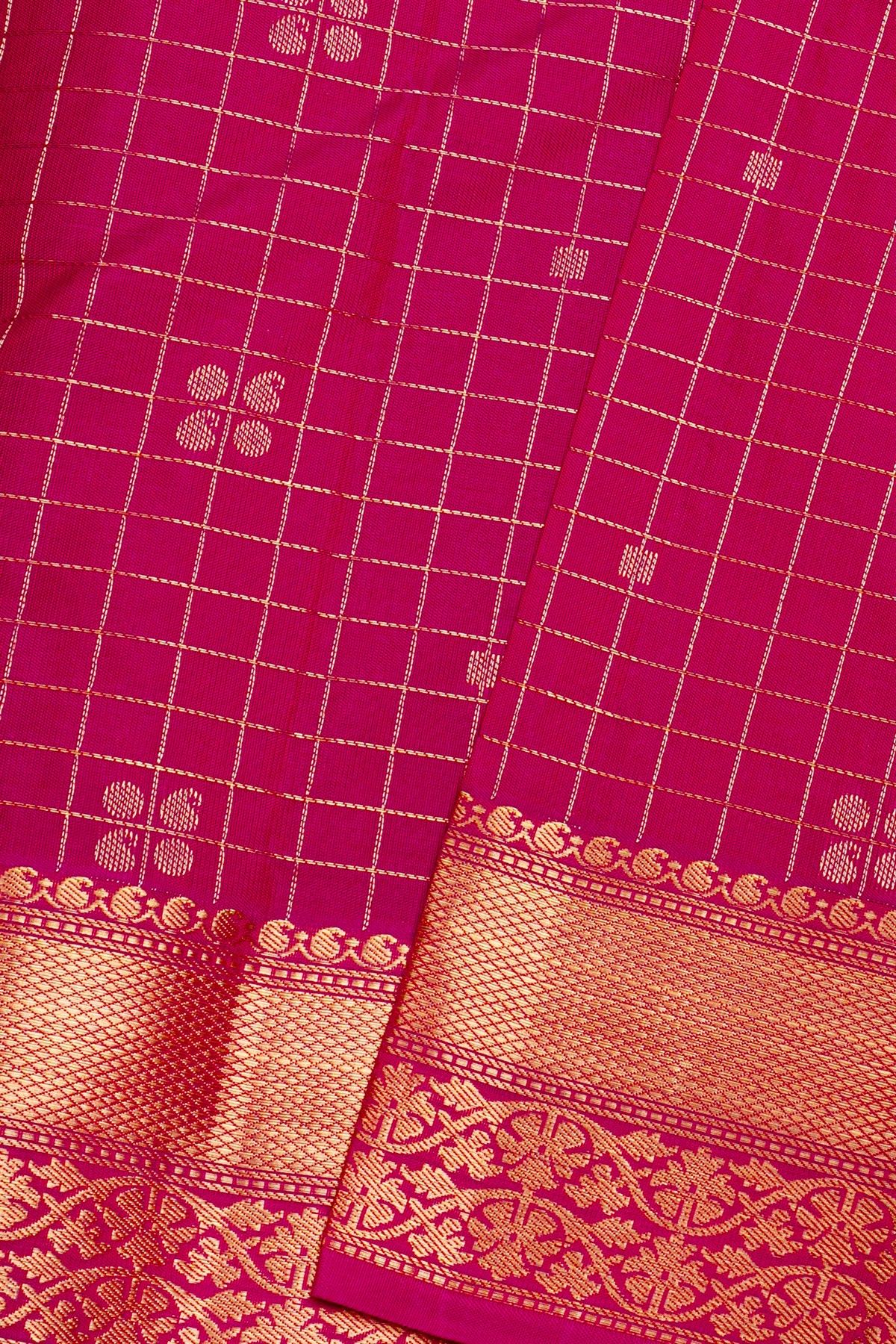 Kancheepuram Silk Pink Saree