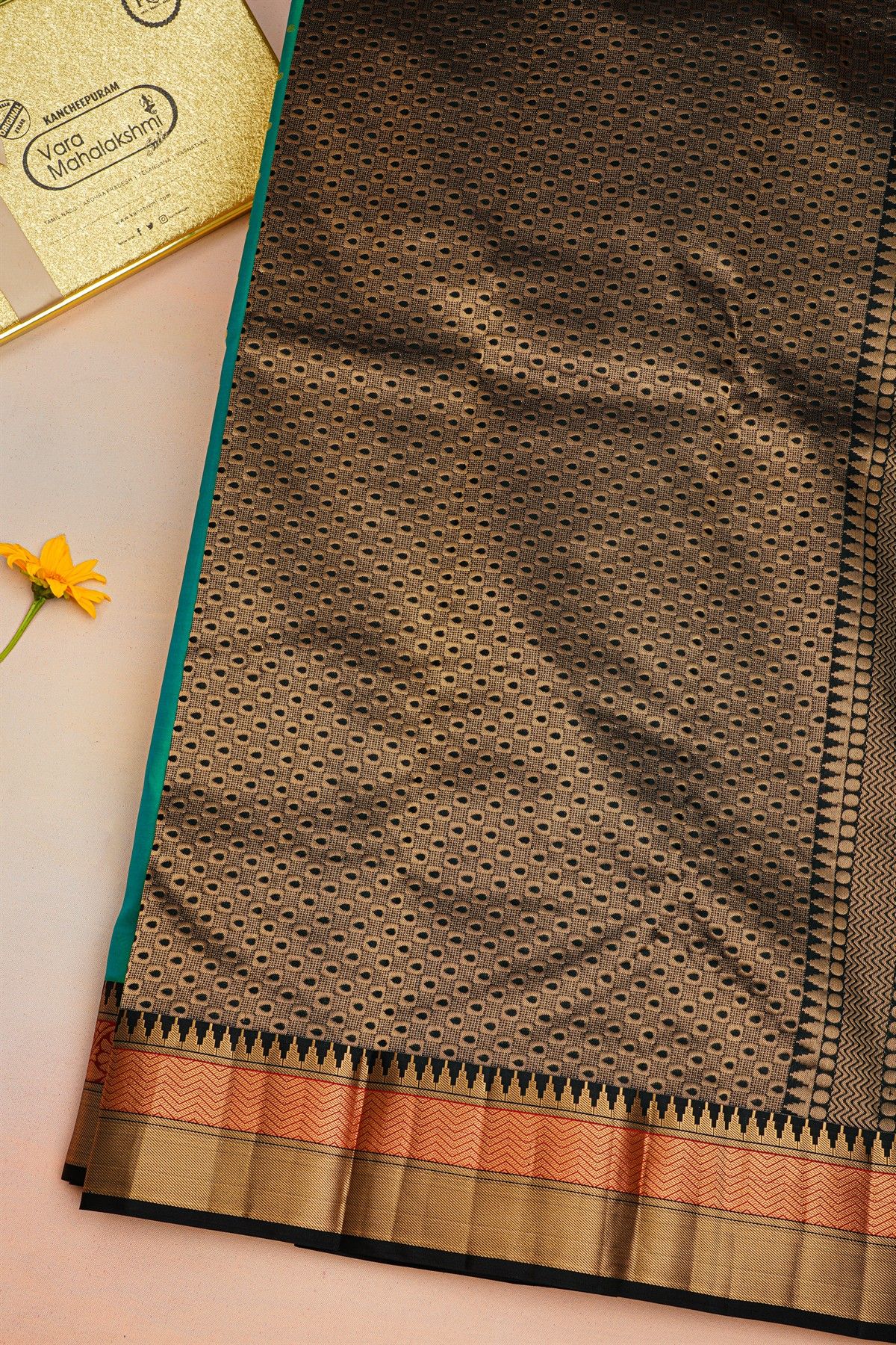 Kancheepuram Silk Sea Green Saree