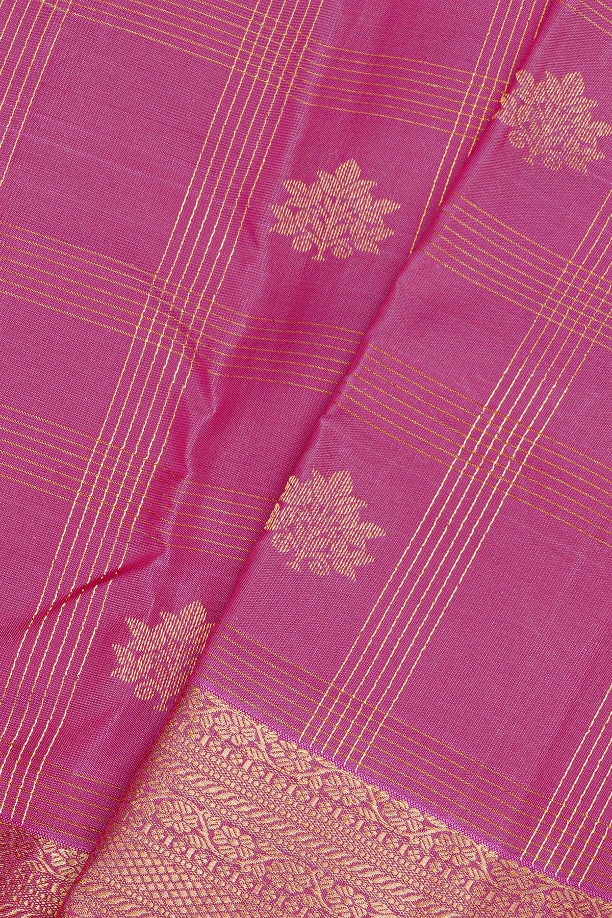 Kancheepuram Silk Lavender Saree
