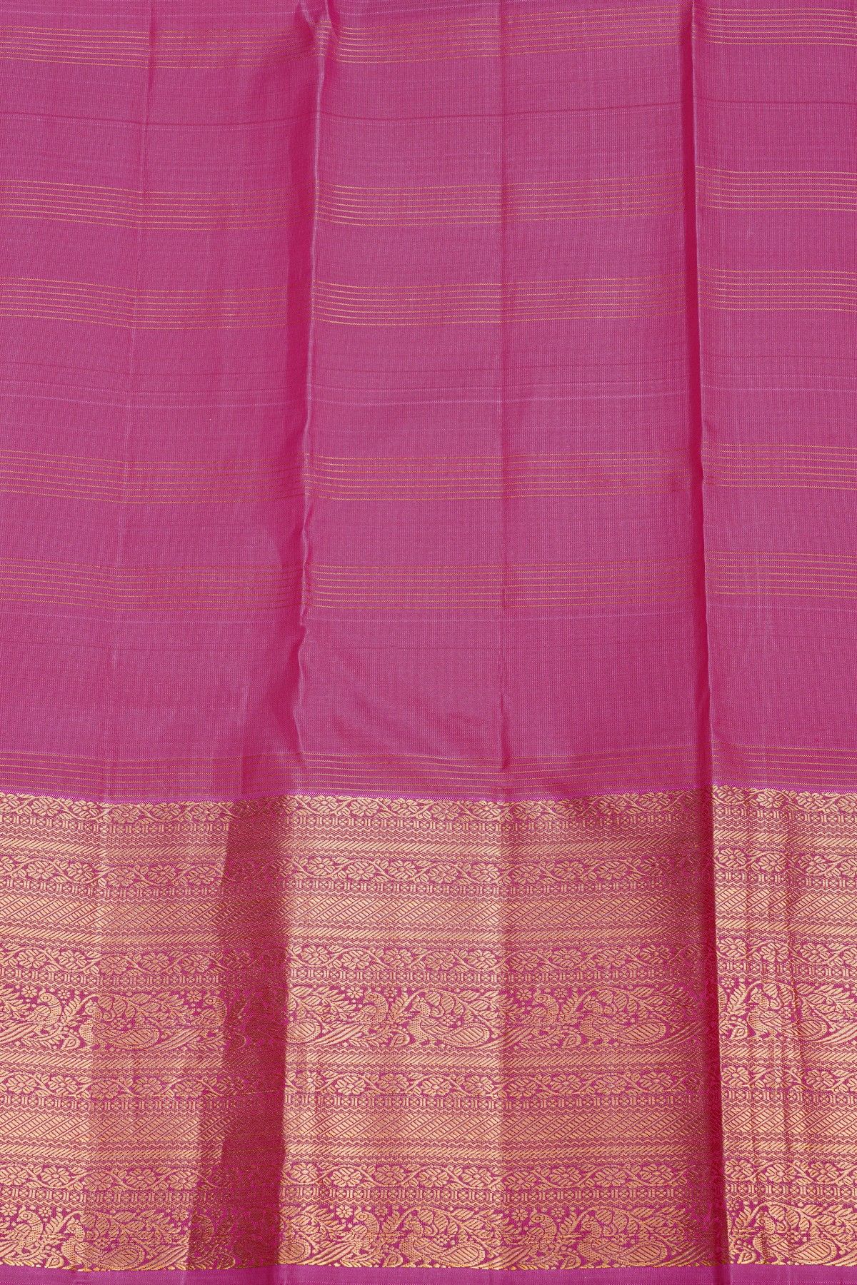 Kancheepuram Silk Lavender Saree