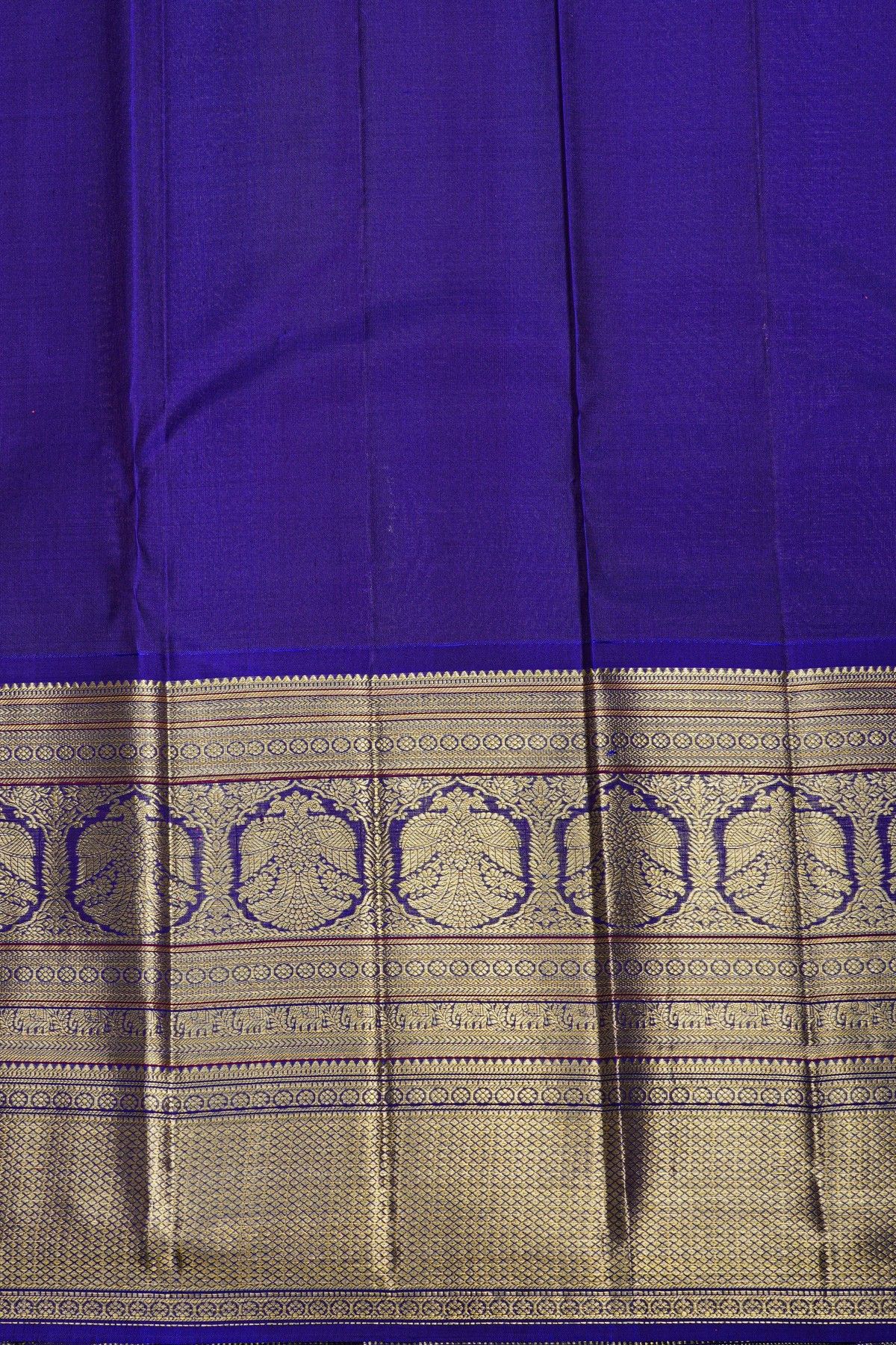 Kancheepuram Silk Rust Saree