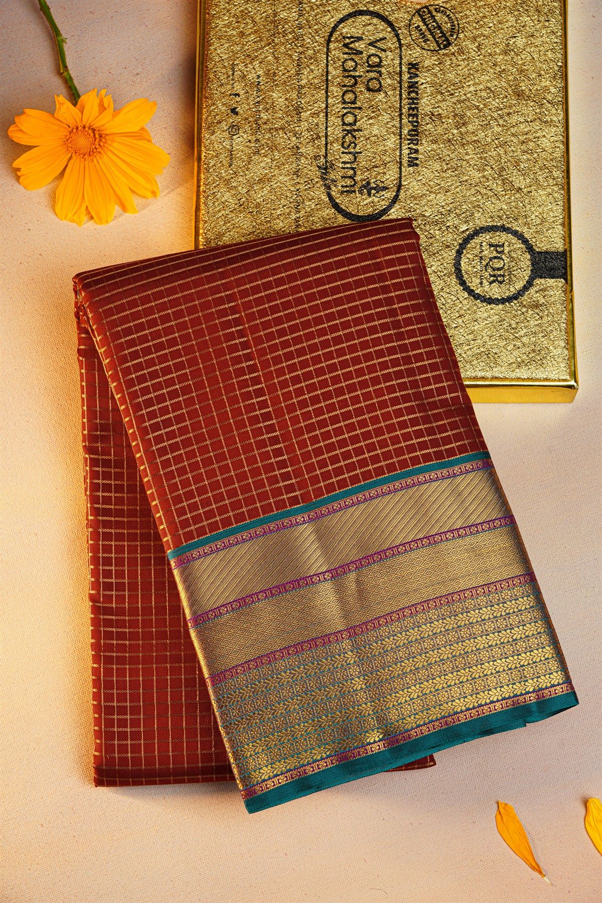 Kancheepuram Silk Maroon Saree