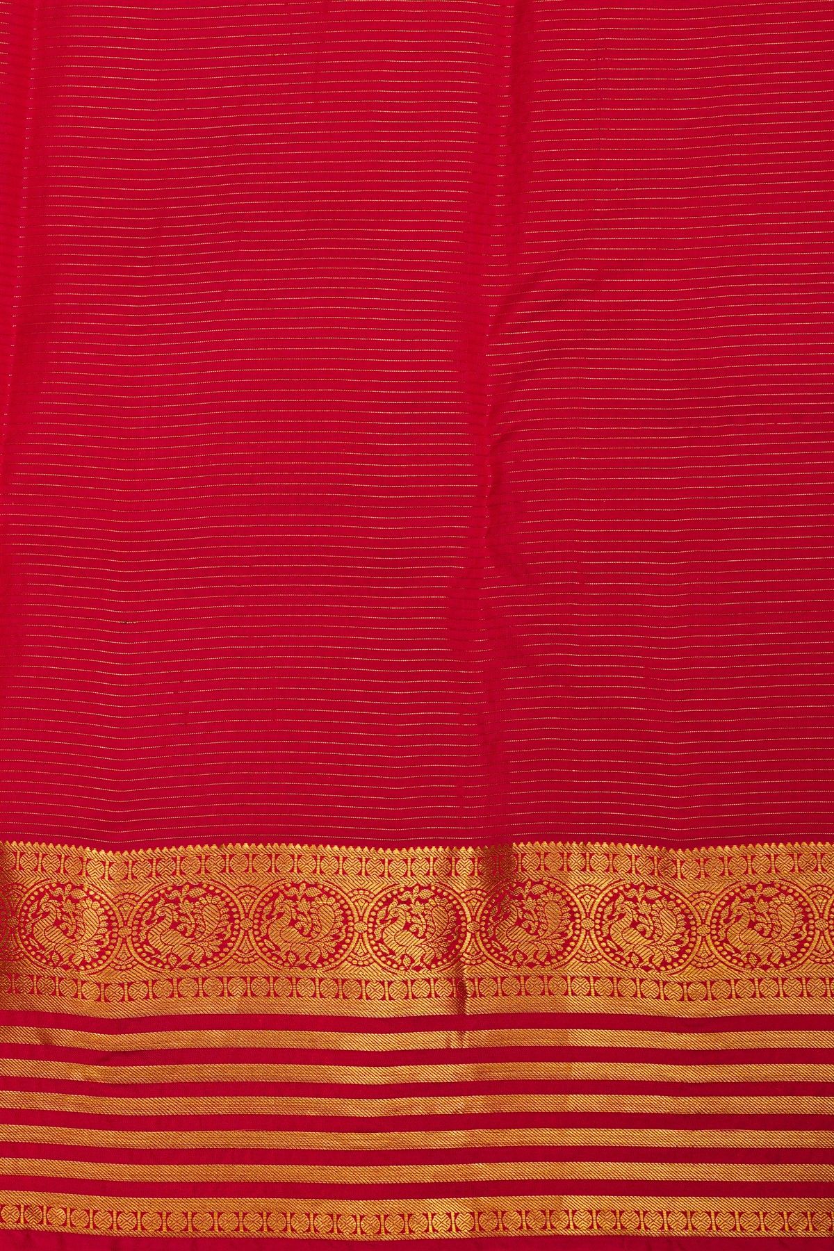 Kancheepuram Silk Rani Pink Saree
