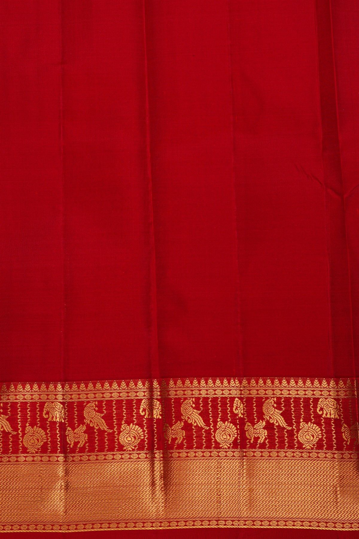 Kancheepuram Silk Parrot Green Saree