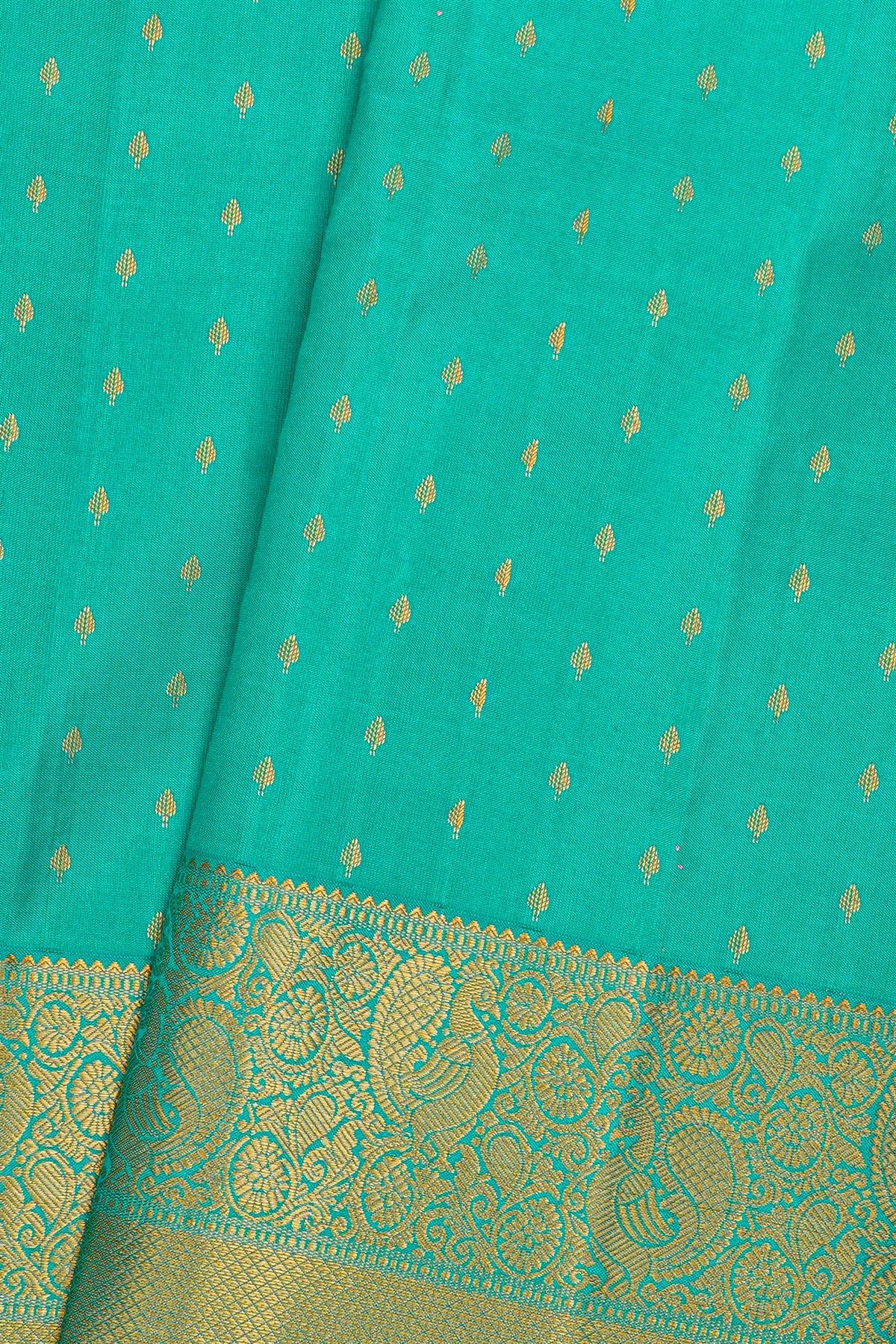Kancheepuram Silk Sky Blue Saree