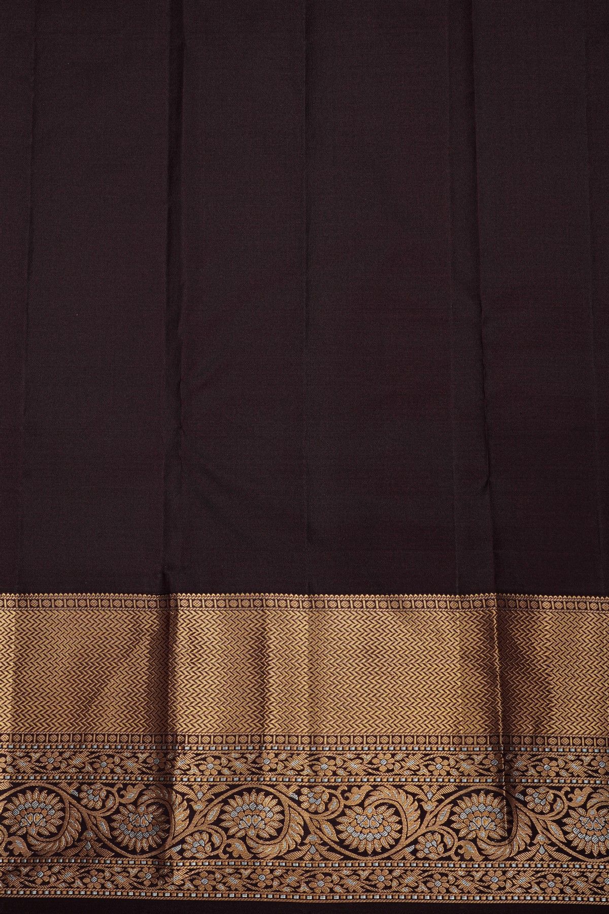 Kancheepuram Silk Dark Purple Saree