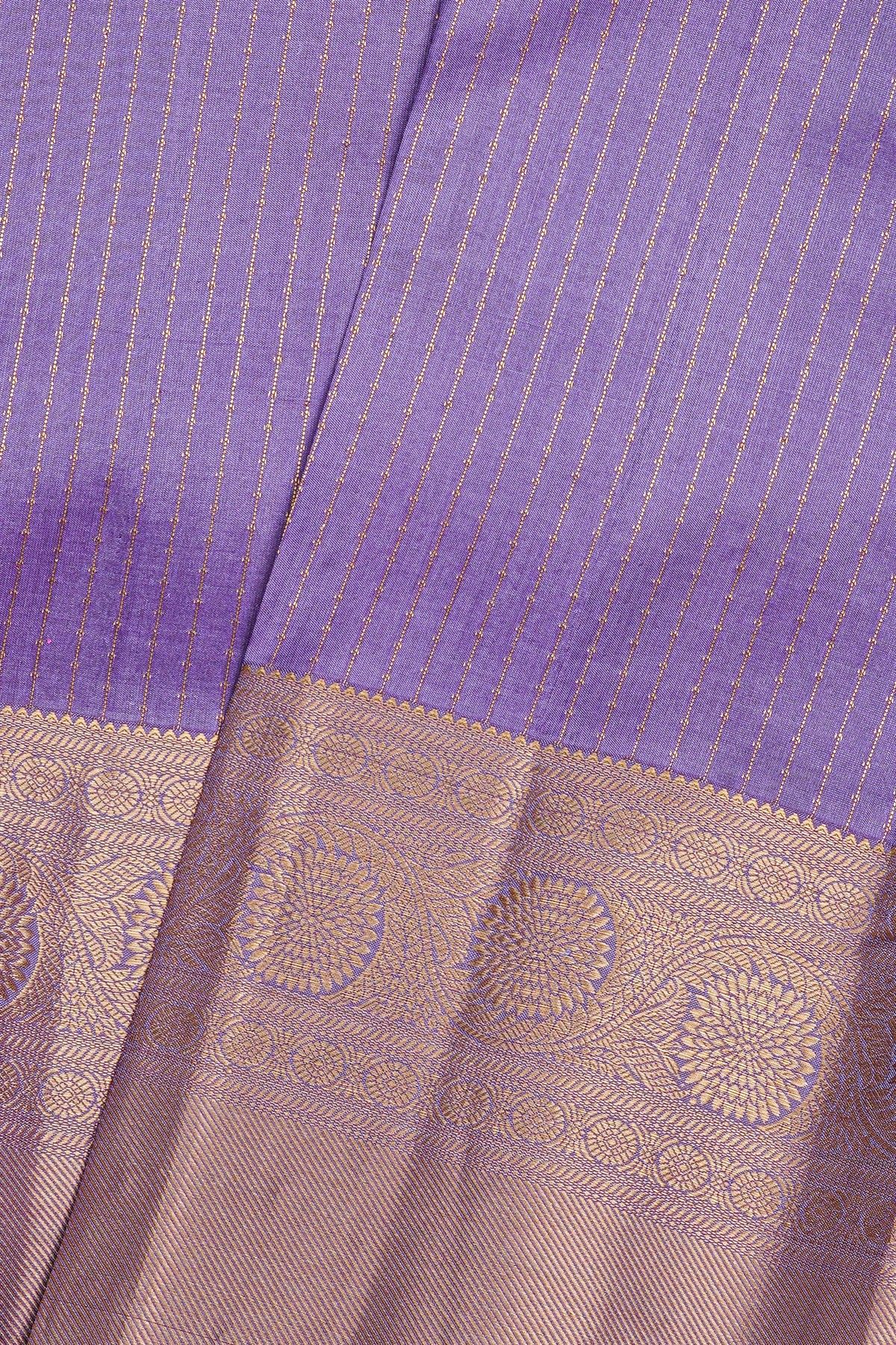 Kancheepuram Silk Lilac Saree