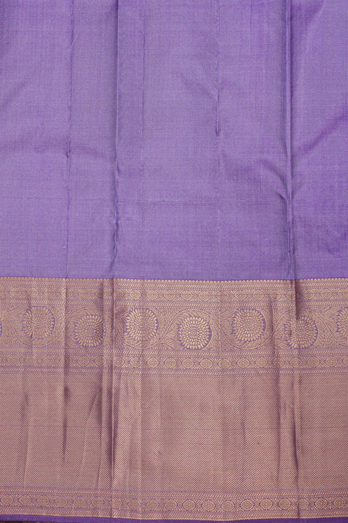 Kancheepuram Silk Lilac Saree