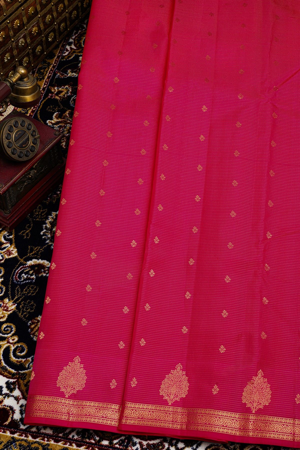 Kancheepuram Silk Pink Saree