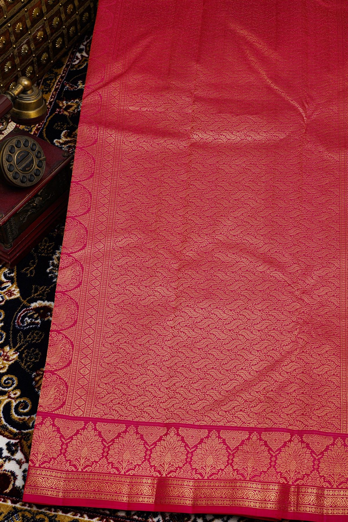 Kancheepuram Silk Pink Saree