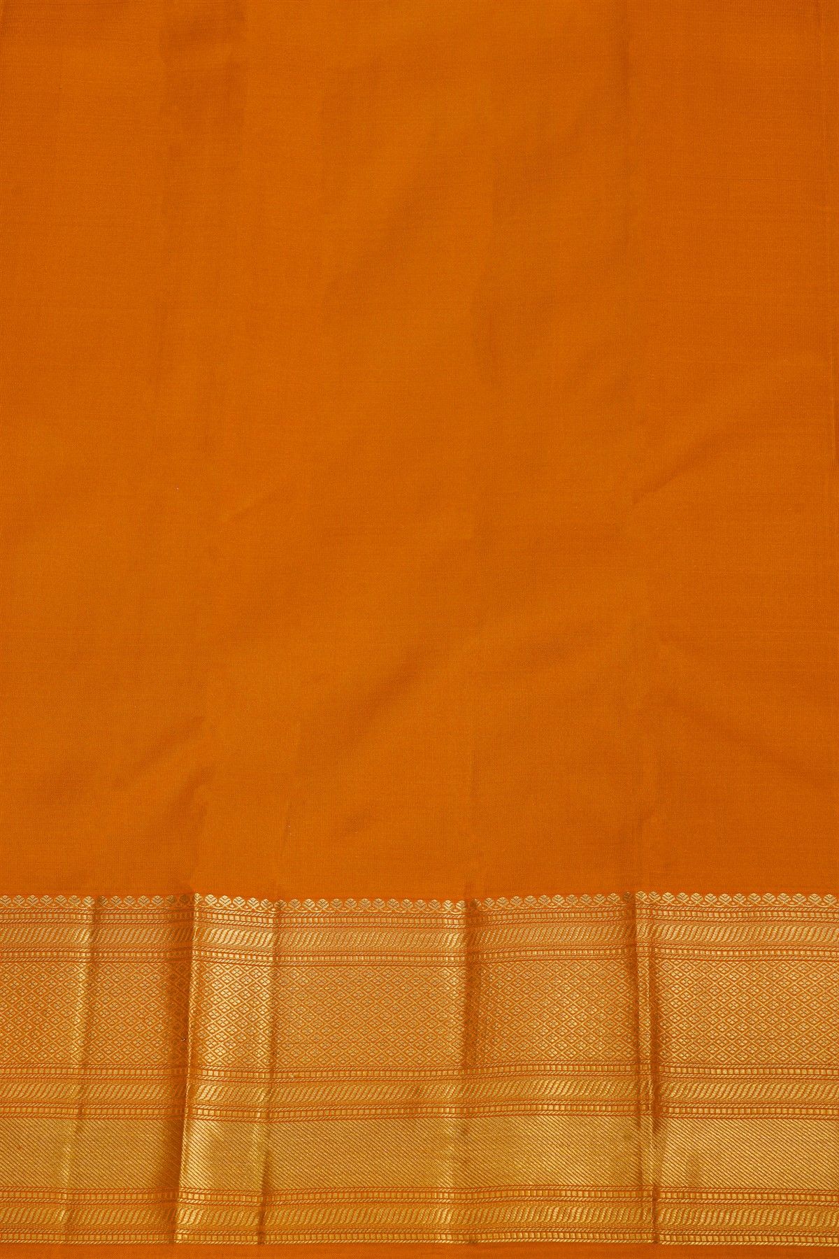 Kancheepuram Silk Mustard Saree