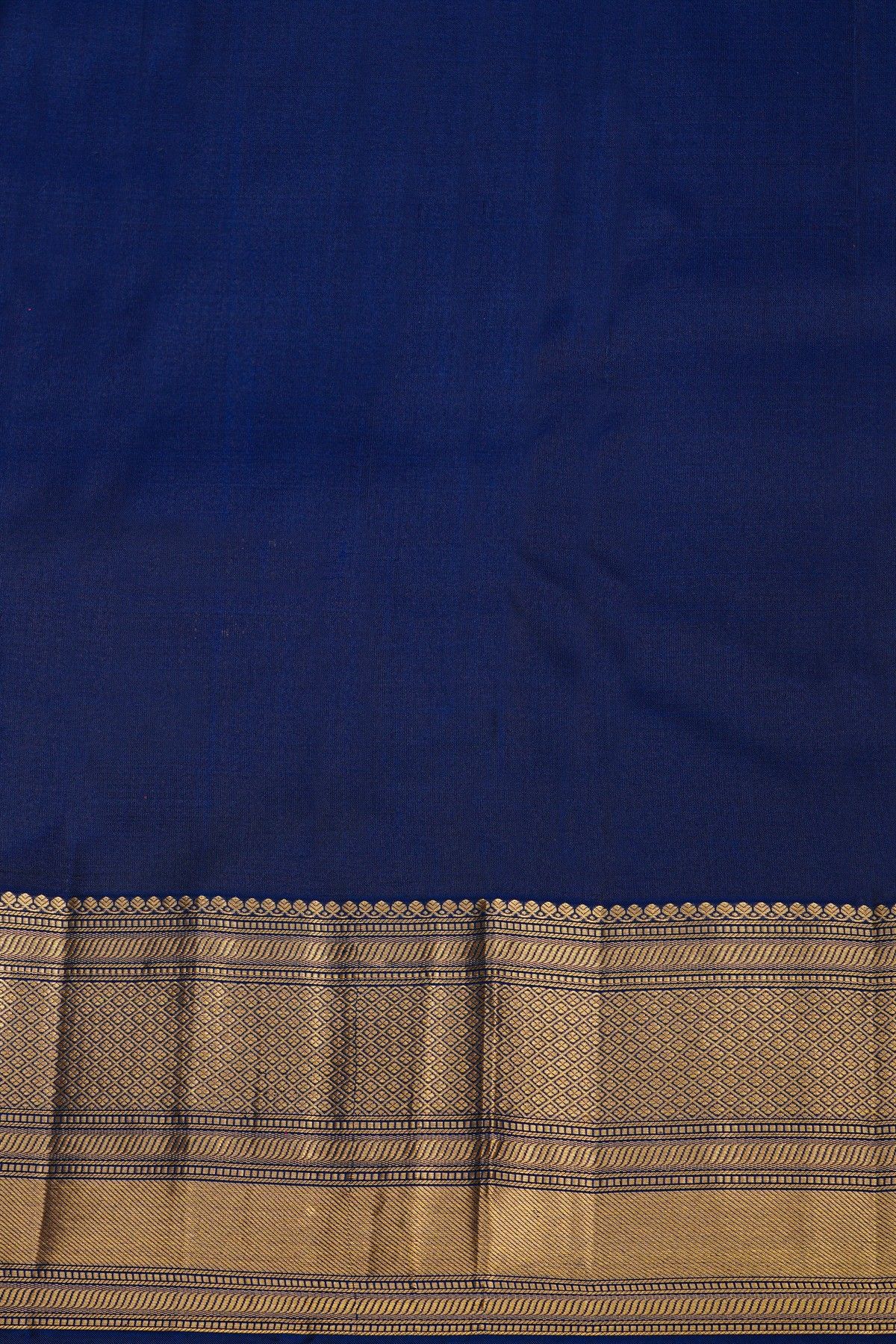 Kancheepuram Silk Navy Blue Saree