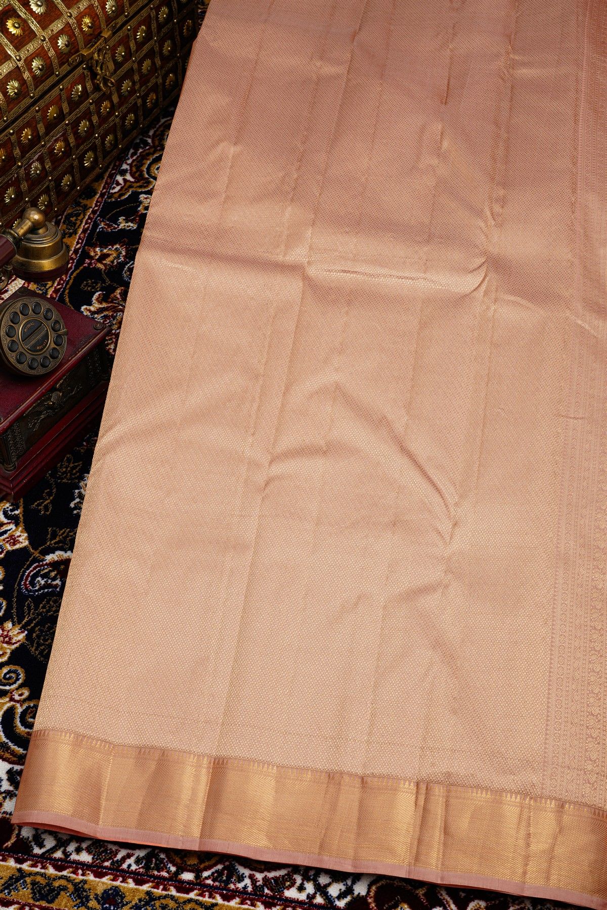 Kancheepuram Silk Onion Pink Saree