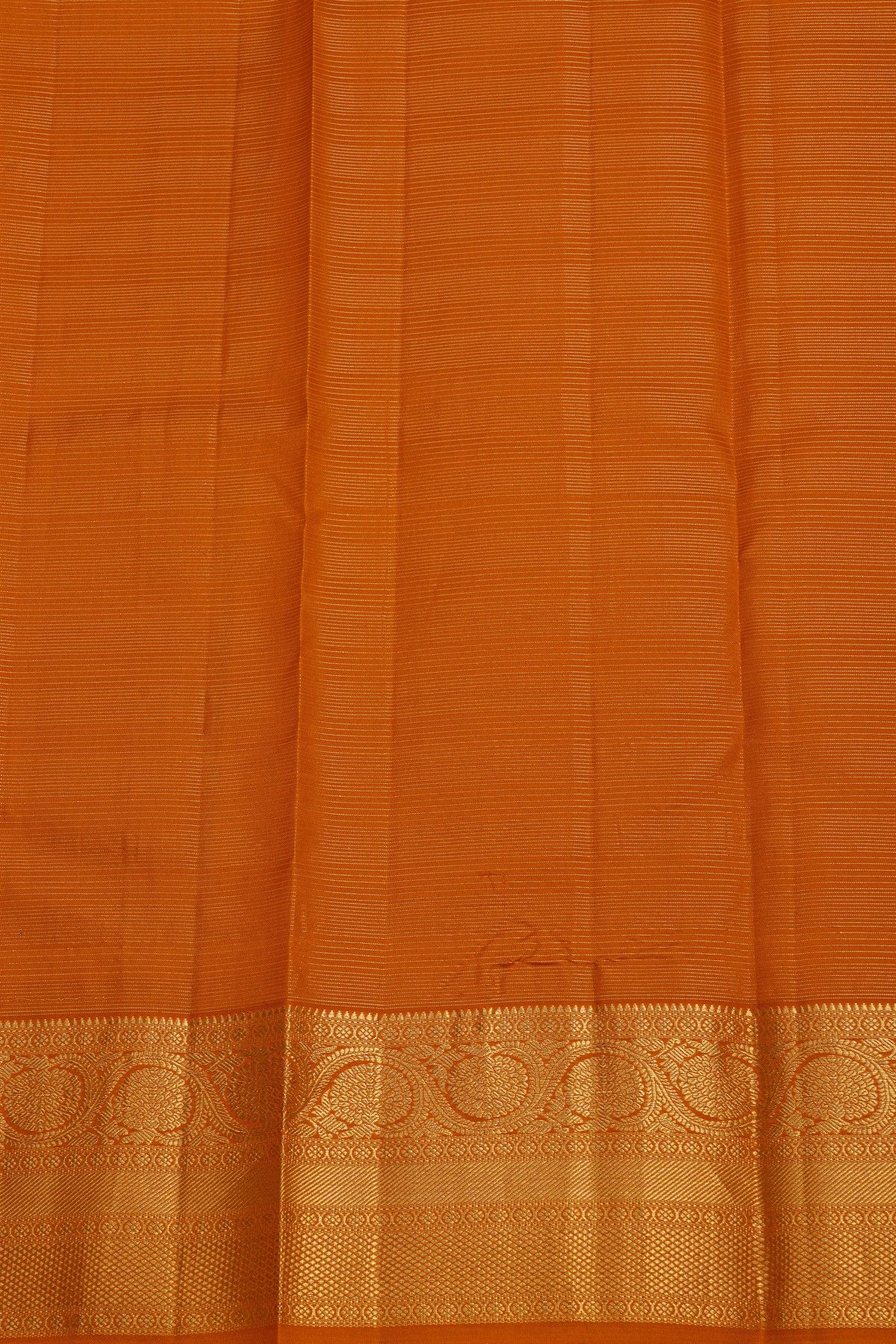 Kancheepuram Silk Rust Saree