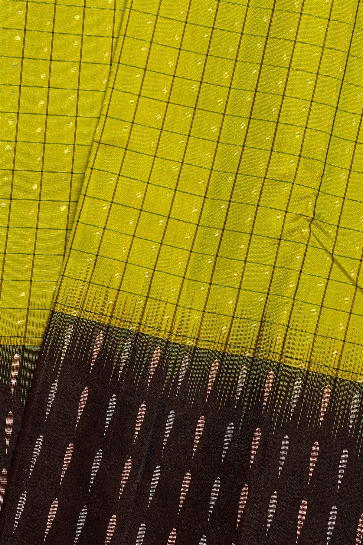 Kancheepuram Silk Parrot Green Saree