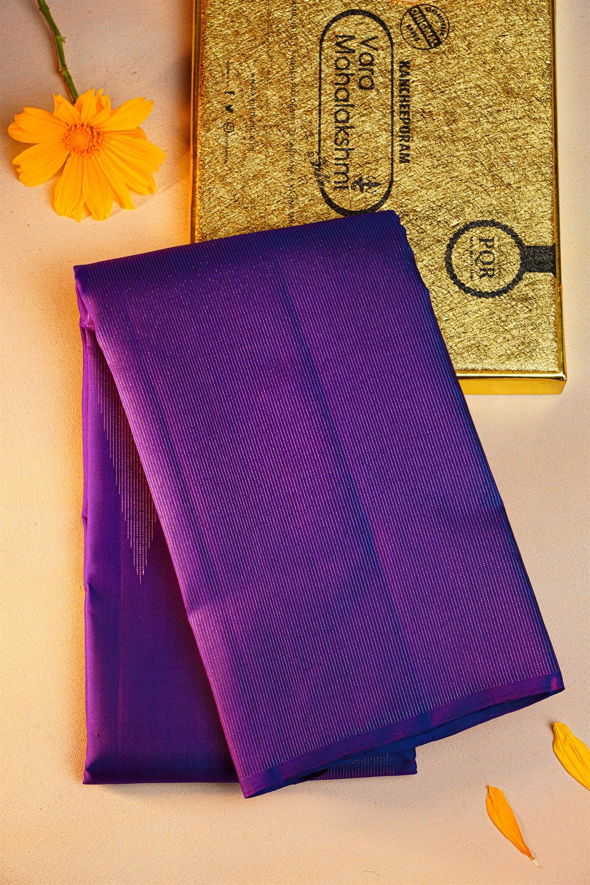 Kancheepuram Silk Royal Blue Saree