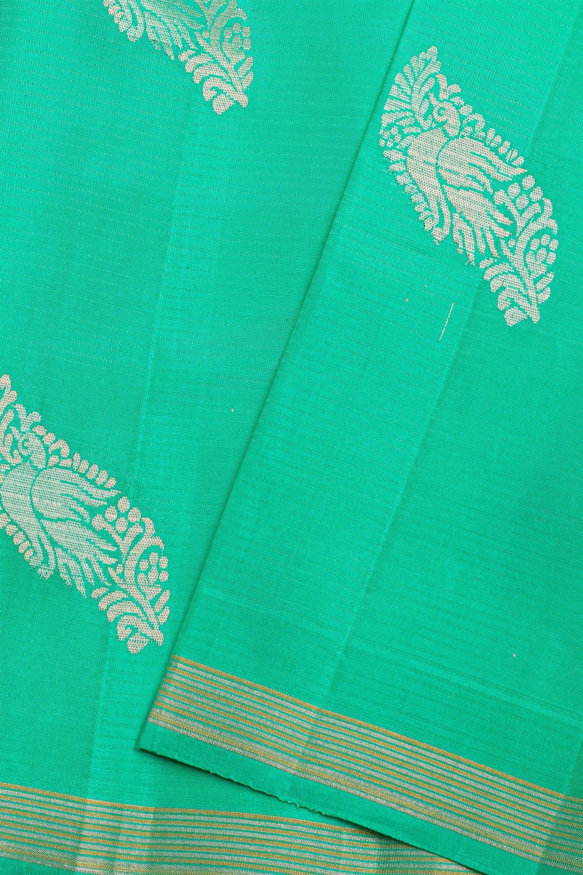 Kancheepuram Silk Sea Green Saree