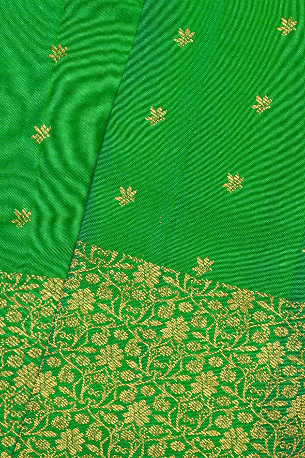 Kancheepuram Silk Green Saree