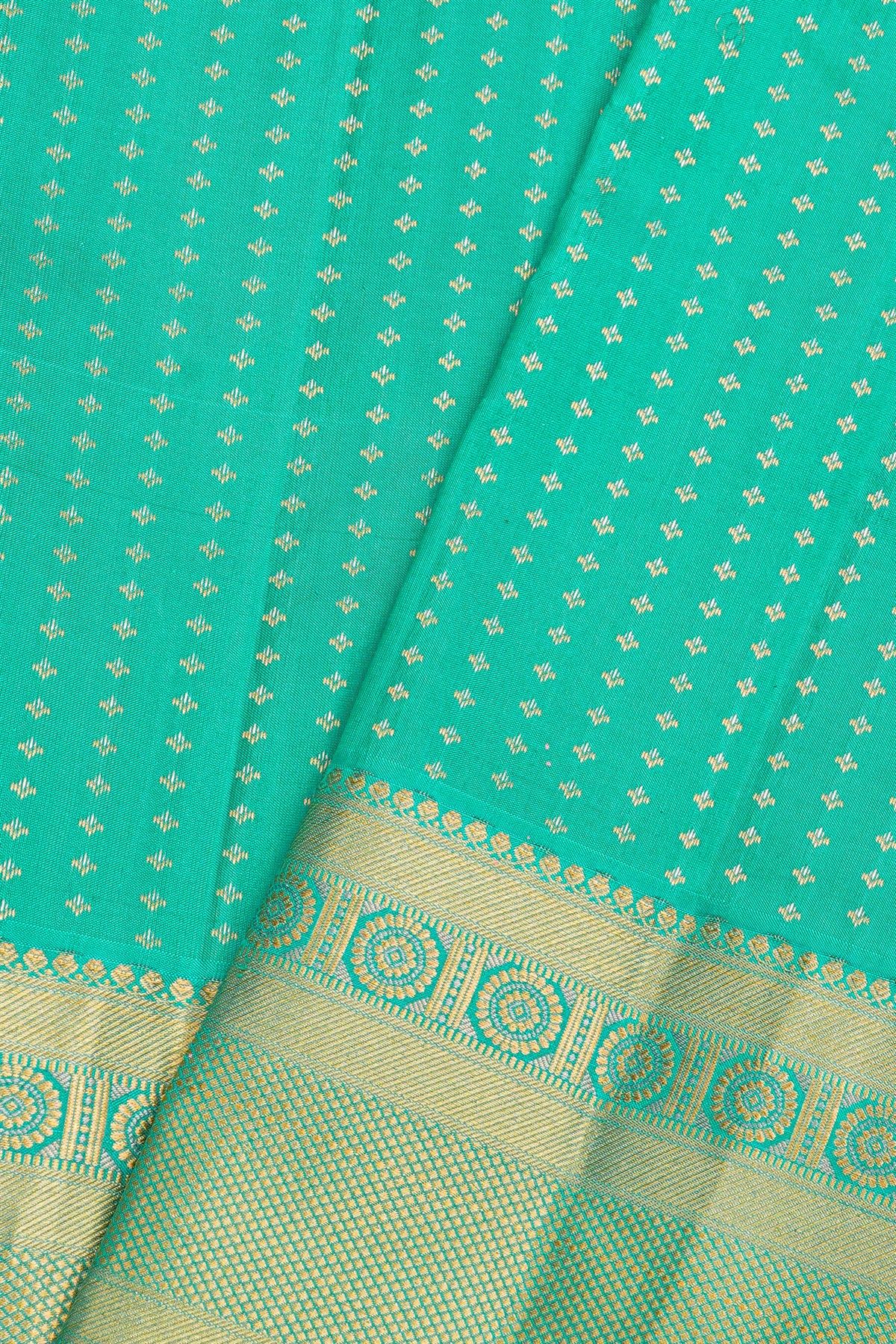Kancheepuram Silk Sky Blue Saree