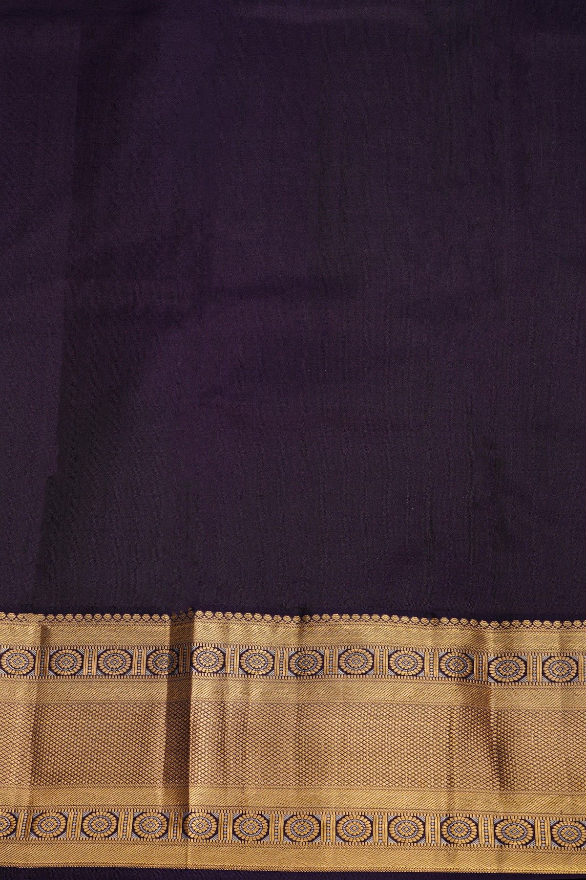 Kancheepuram Silk Navy Blue Saree