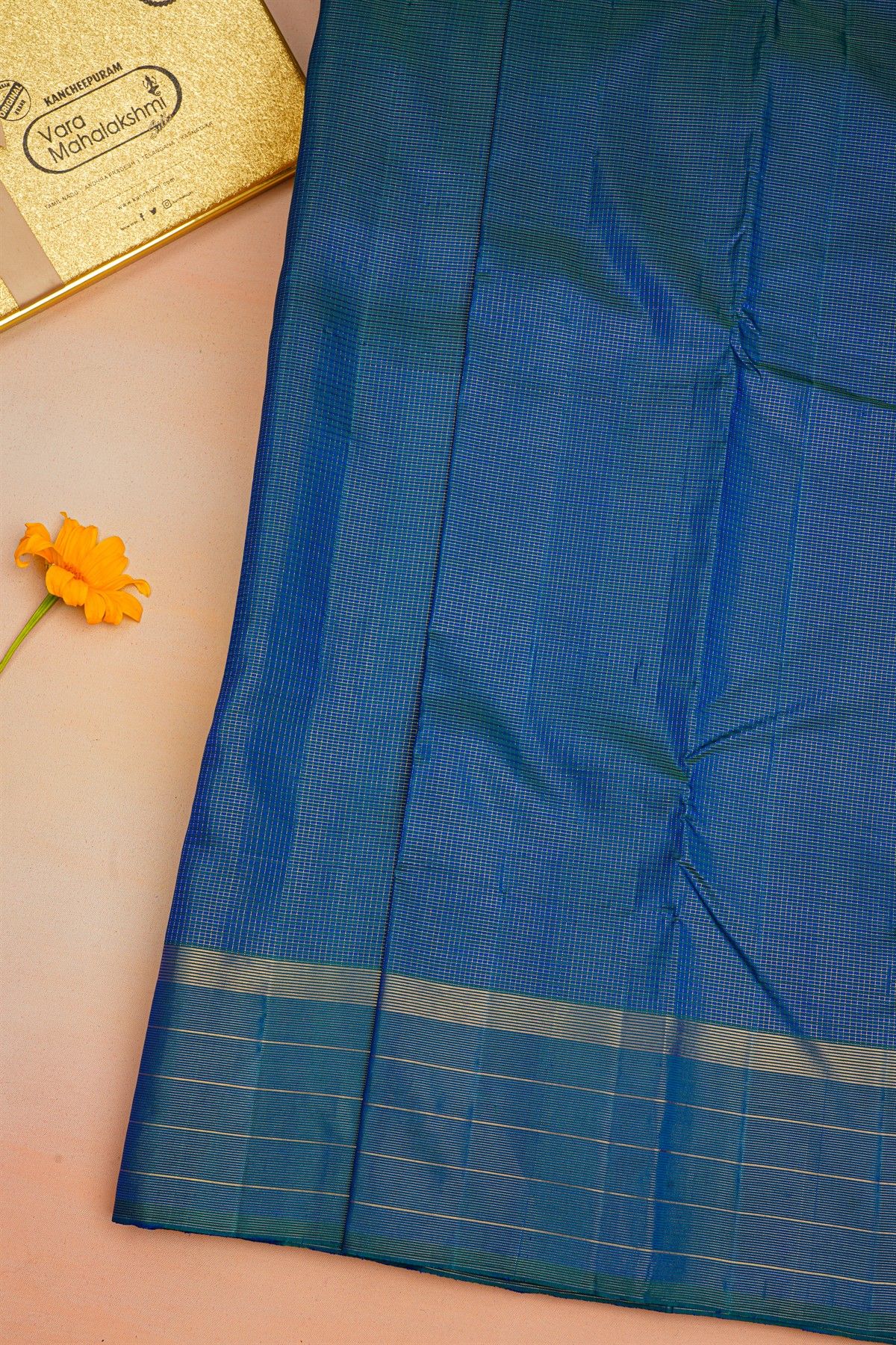 Kancheepuram Silk Royal Blue Saree