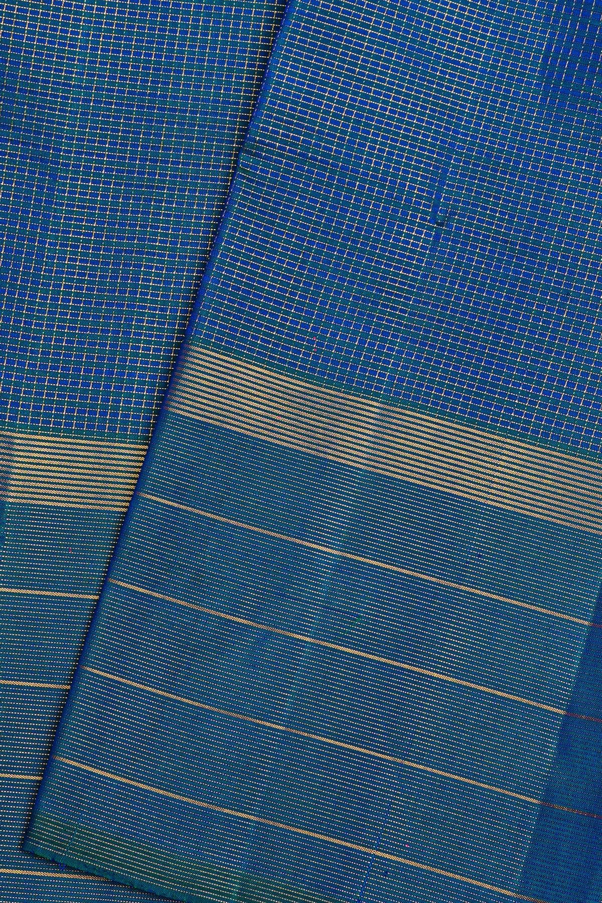 Kancheepuram Silk Royal Blue Saree