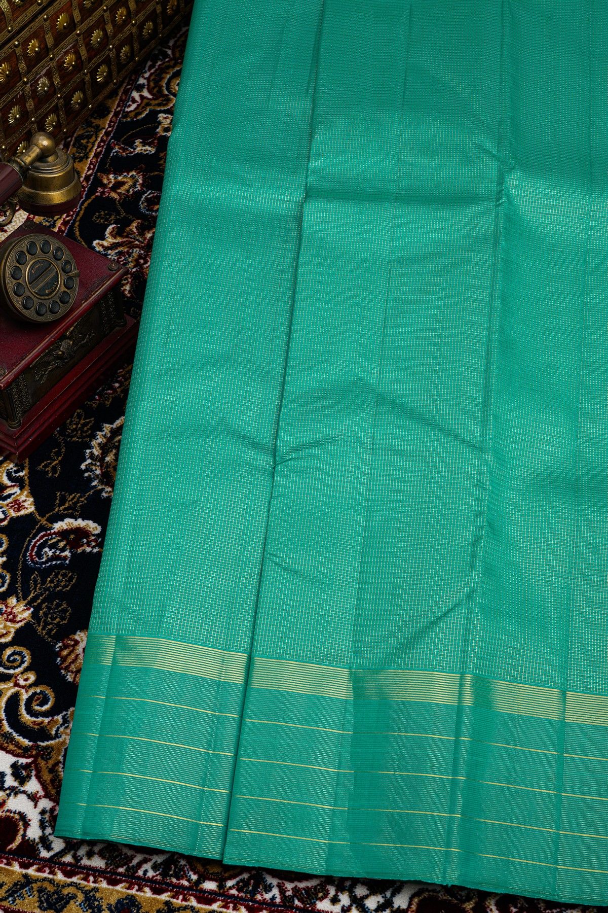 Kancheepuram Silk Sea Green Saree