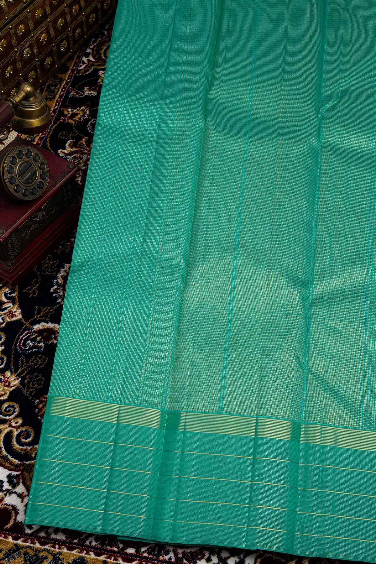 Kancheepuram Silk Sea Green Saree