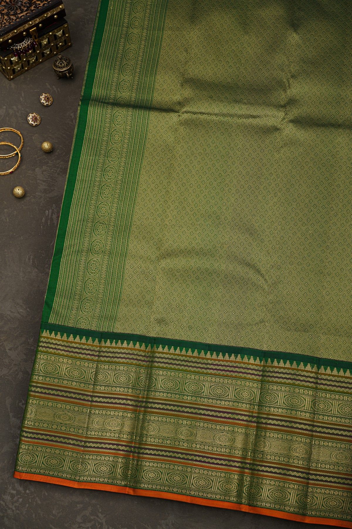 Kancheepuram Silk Purple Saree
