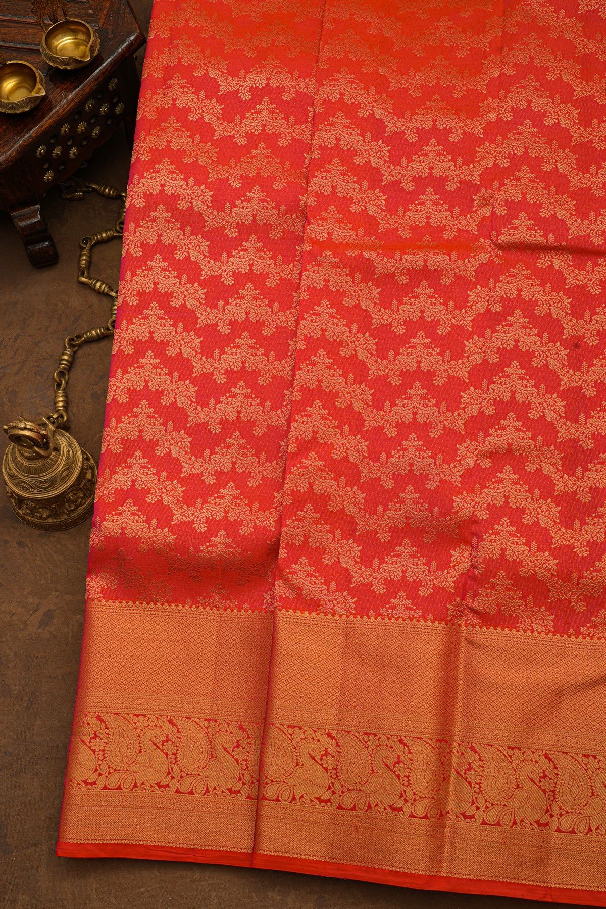 Kancheepuram Silk Red Saree