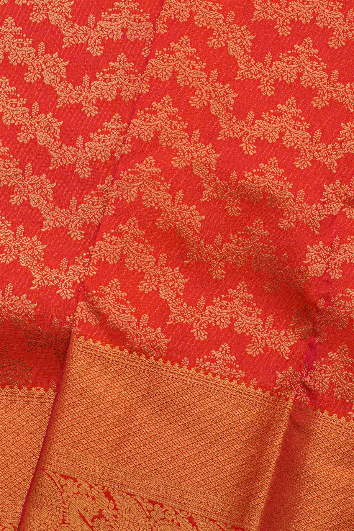 Kancheepuram Silk Red Saree