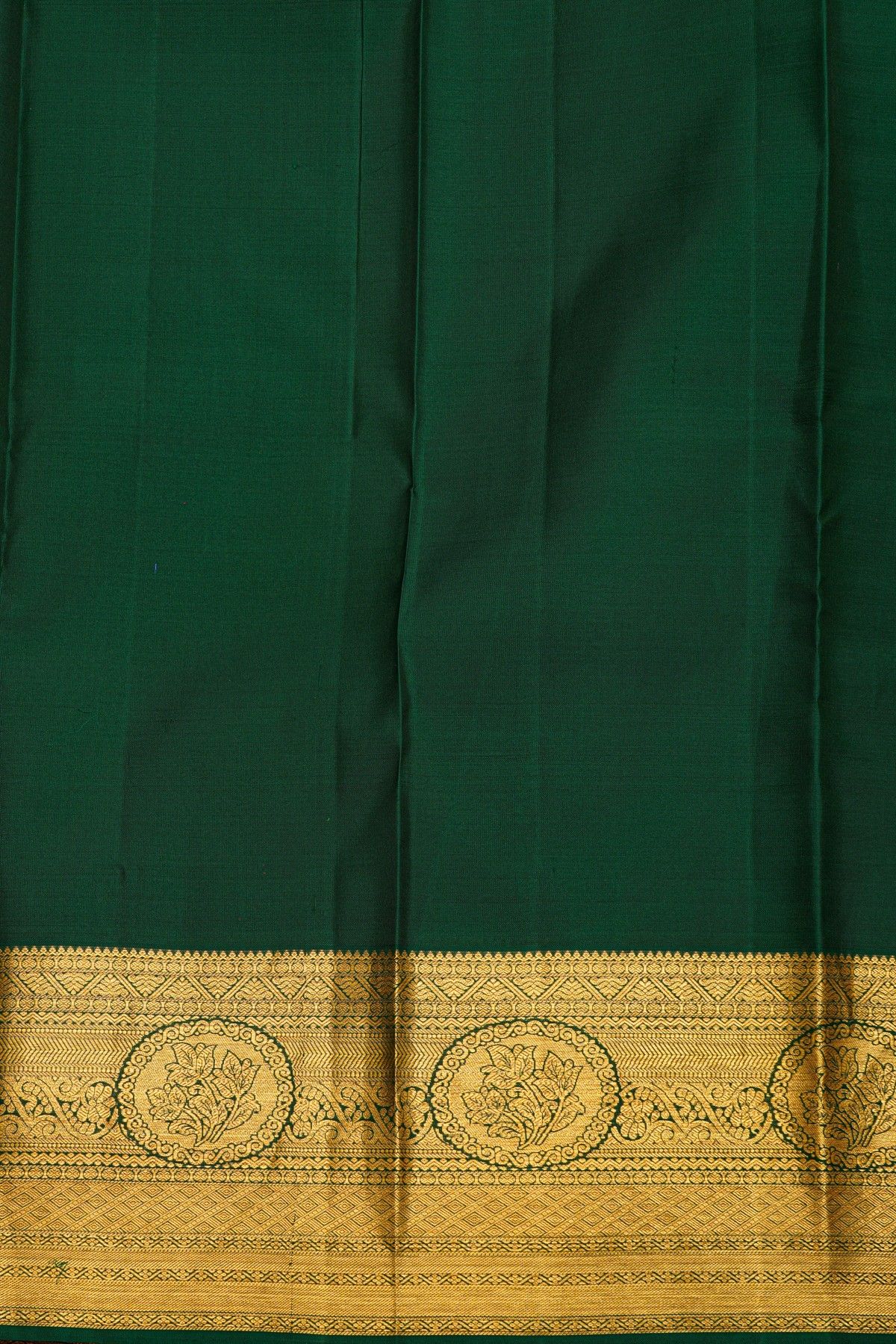 Kancheepuram Silk Wine Saree With Florals