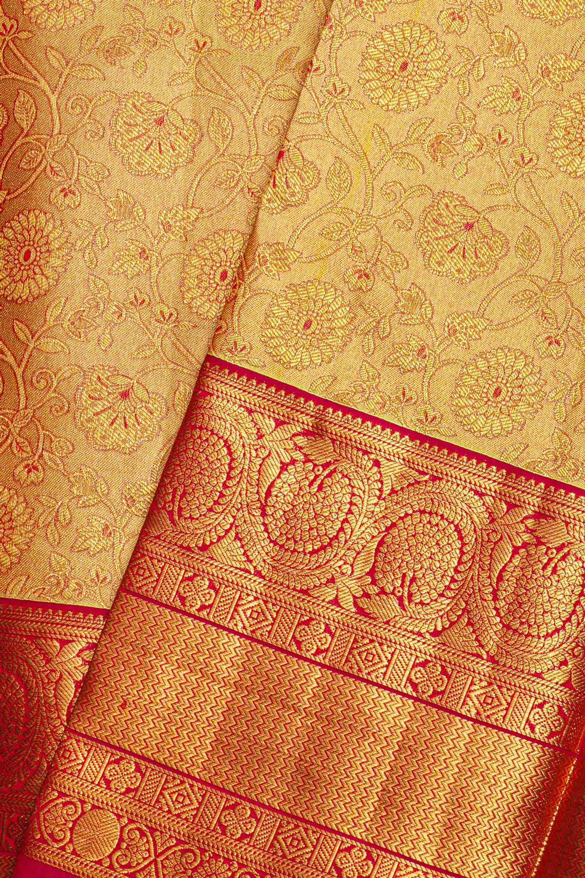 Kancheepuram Silk Gold Saree