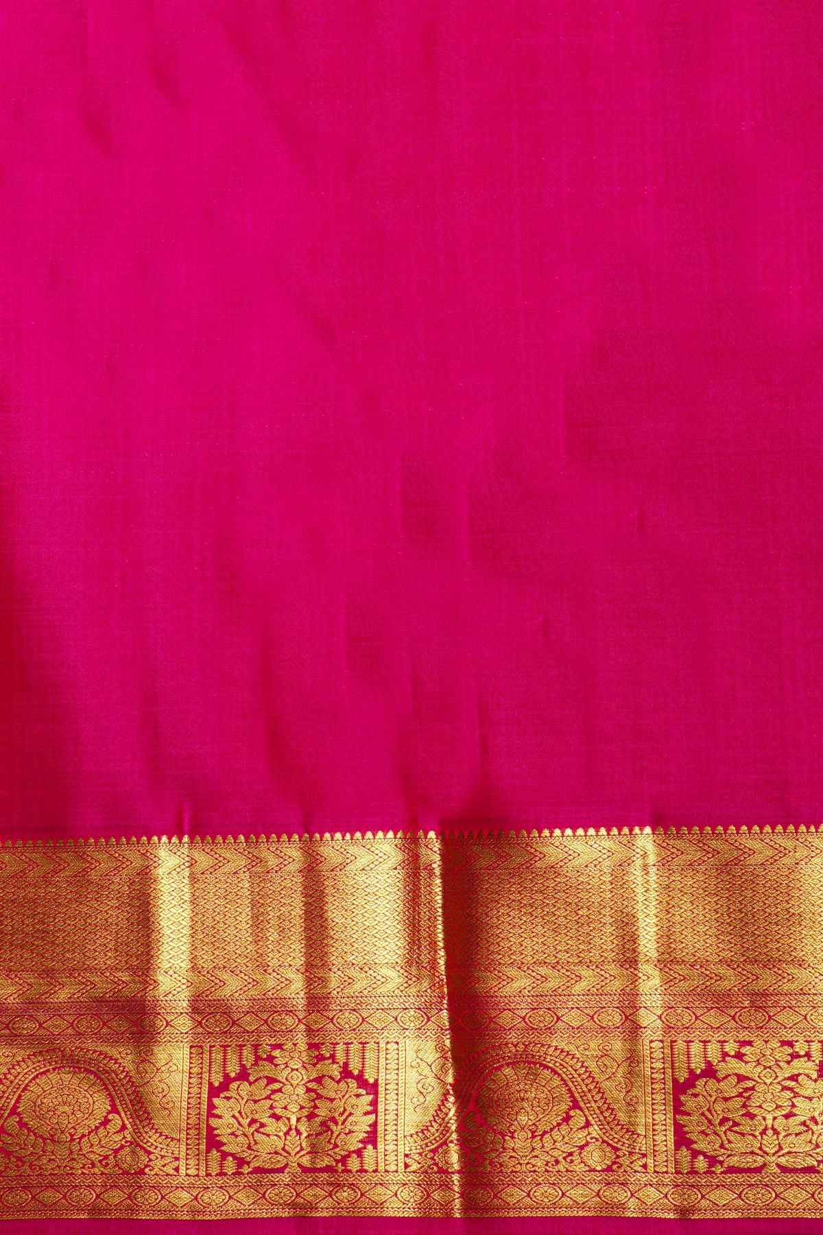 Kancheepuram Silk Yellow Saree