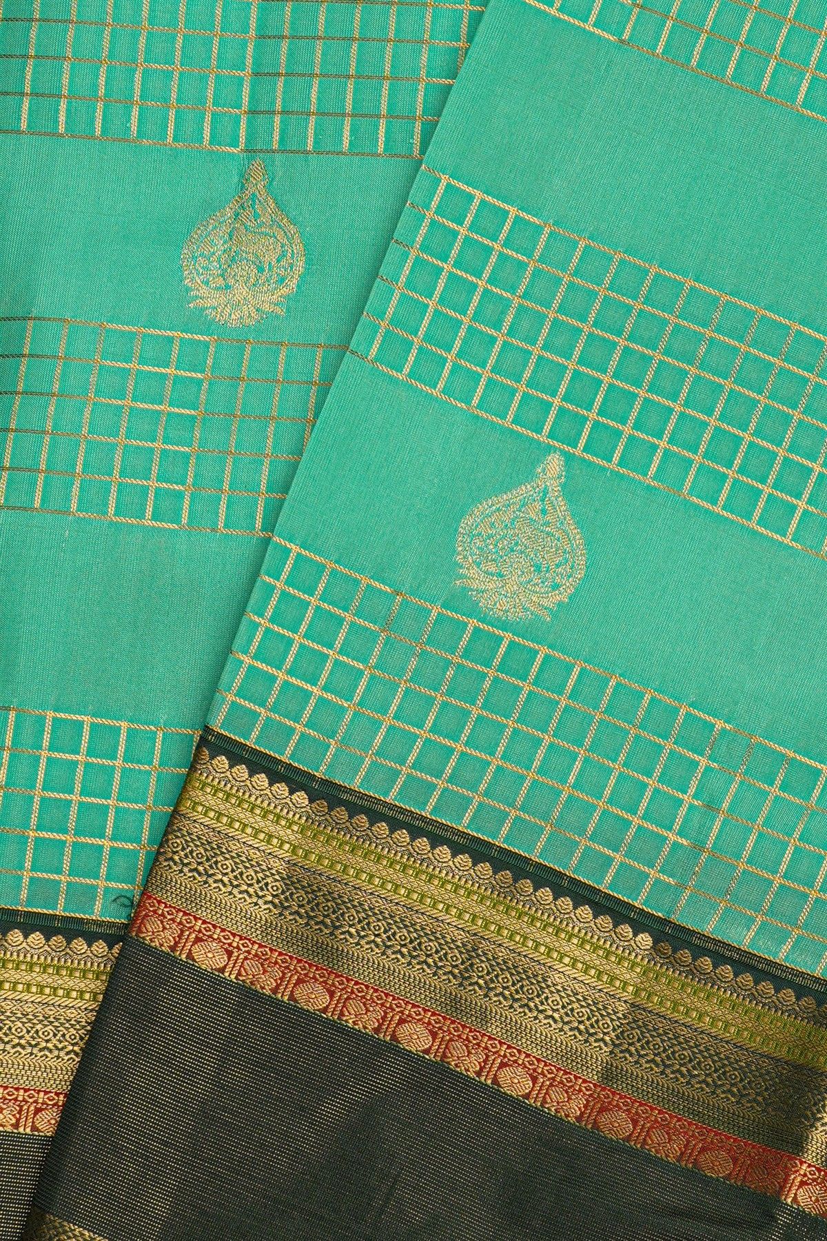 Kancheepuram Silk Sky Blue Saree