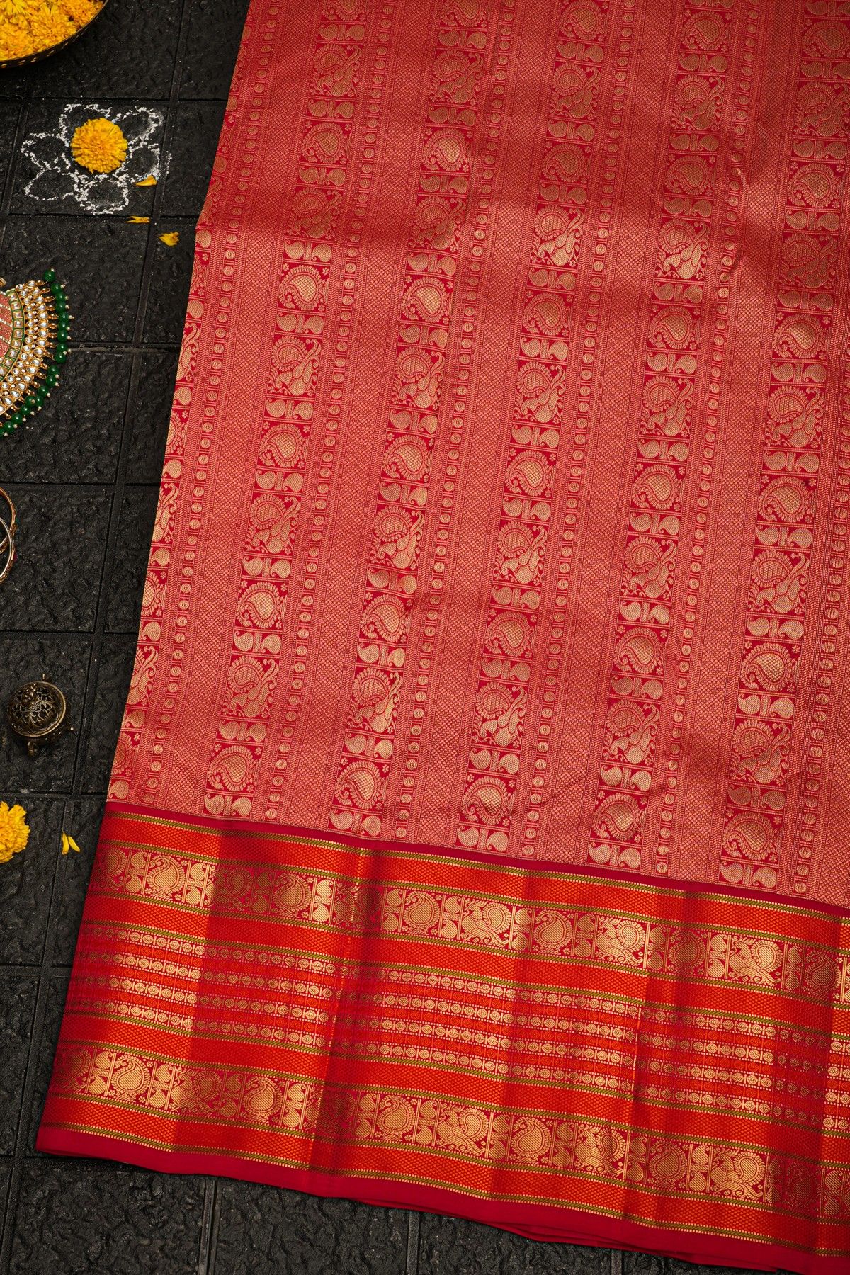 Kancheepuram Silk Blue Saree
