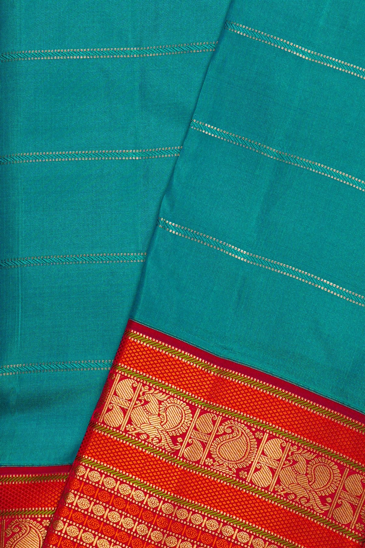 Kancheepuram Silk Blue Saree