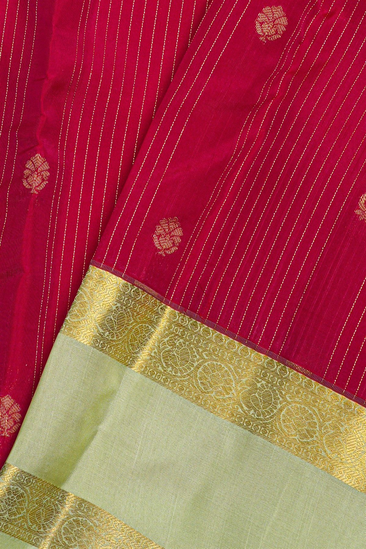 Kancheepuram Silk Deep Magenta Saree