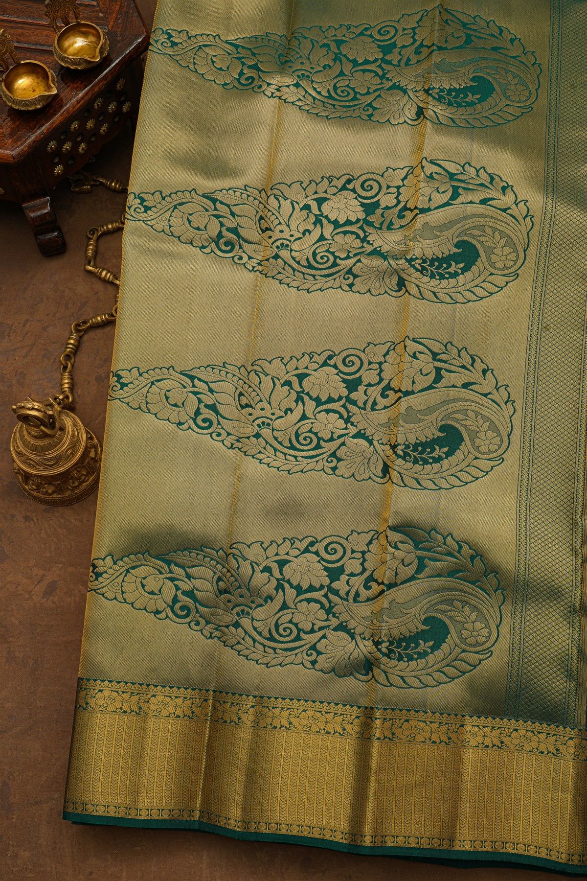 Kancheepuram Silk Lavender Saree